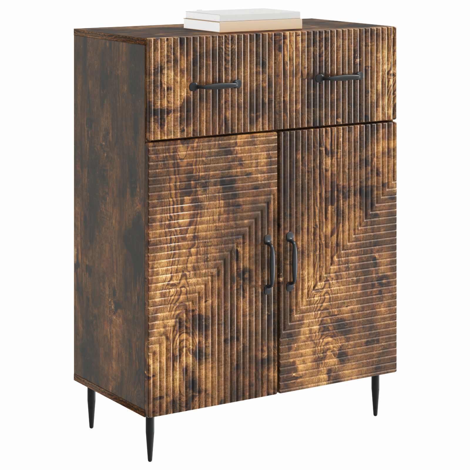 Πλαϊνό γραφείο Καπνισμένο Ξύλο Δρυός 66 x 34,5 x 89,5 εκ - Pakobazaar