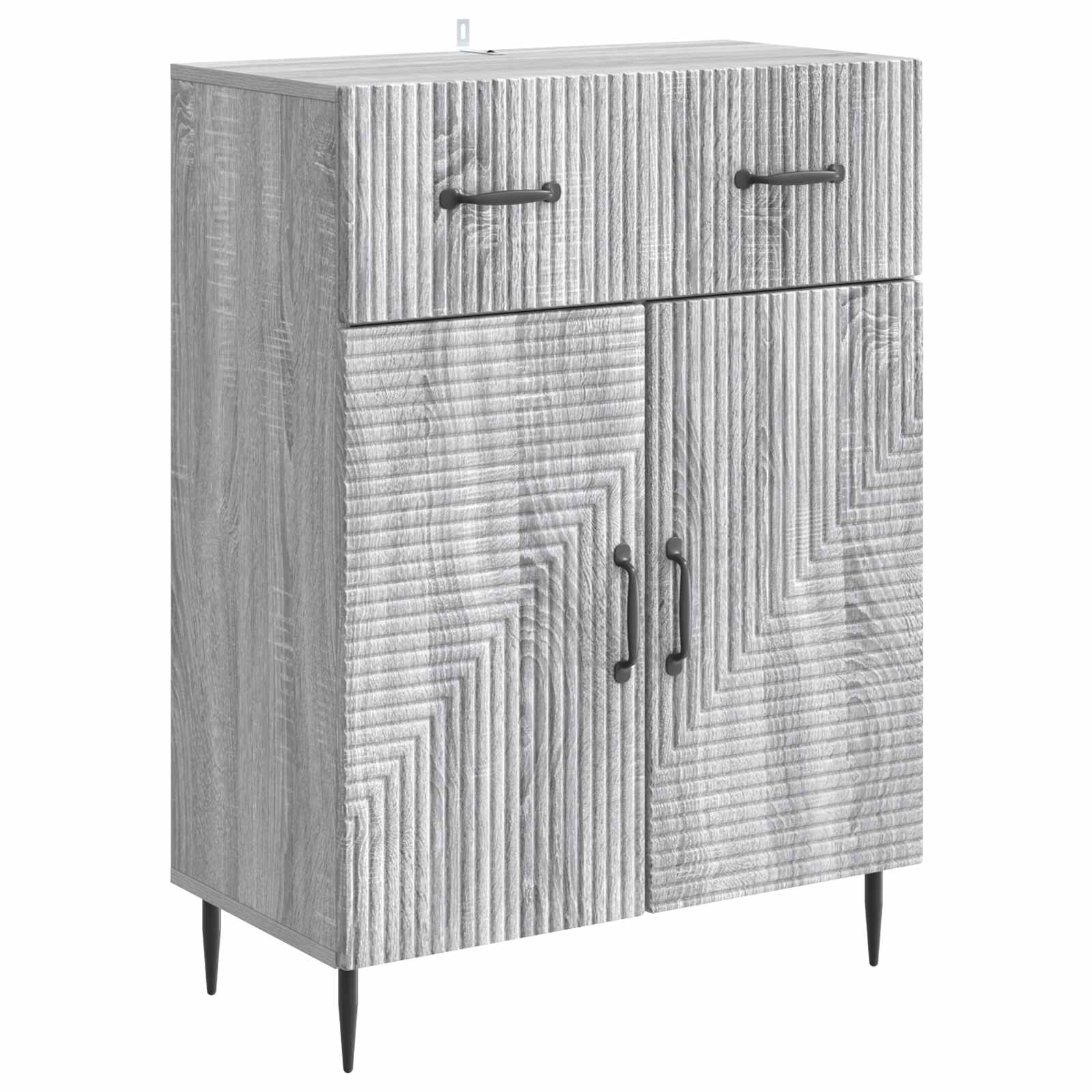 Πλαϊνό γραφείο με συρτάρι Γκρι Sonoma 66 x 34,5 x 89,5 εκ - Pakobazaar