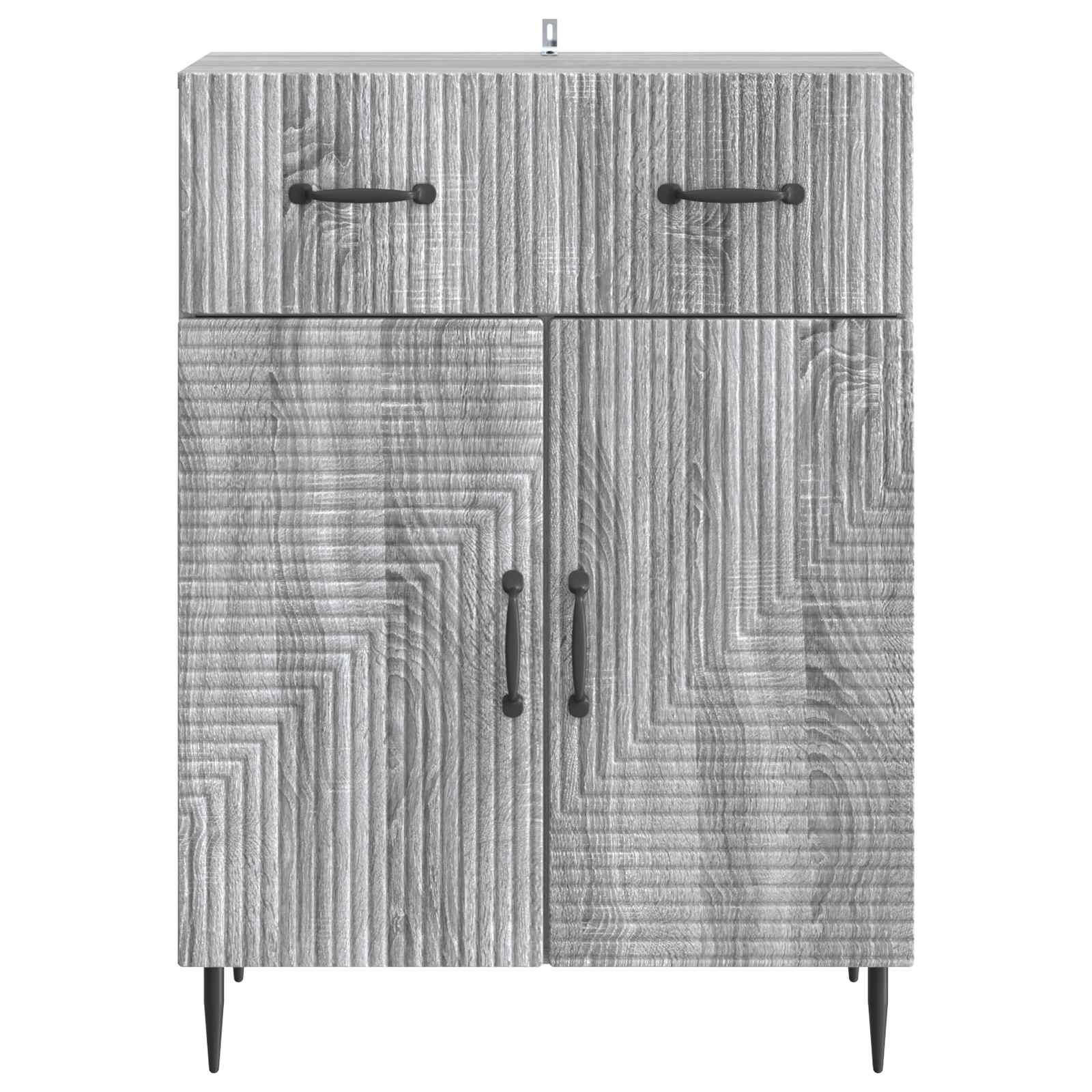 Πλαϊνό γραφείο με συρτάρι Γκρι Sonoma 66 x 34,5 x 89,5 εκ - Pakobazaar