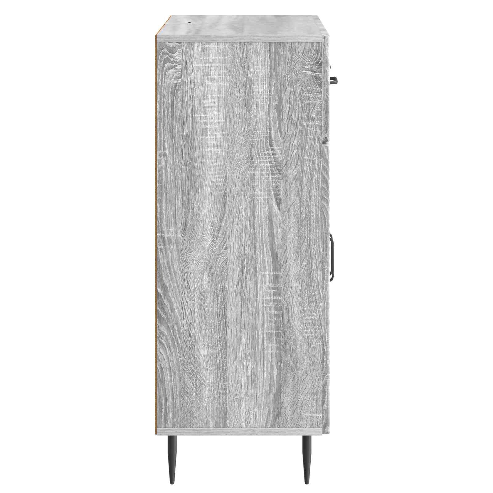 Πλαϊνό γραφείο με συρτάρι Γκρι Sonoma 66 x 34,5 x 89,5 εκ - Pakobazaar