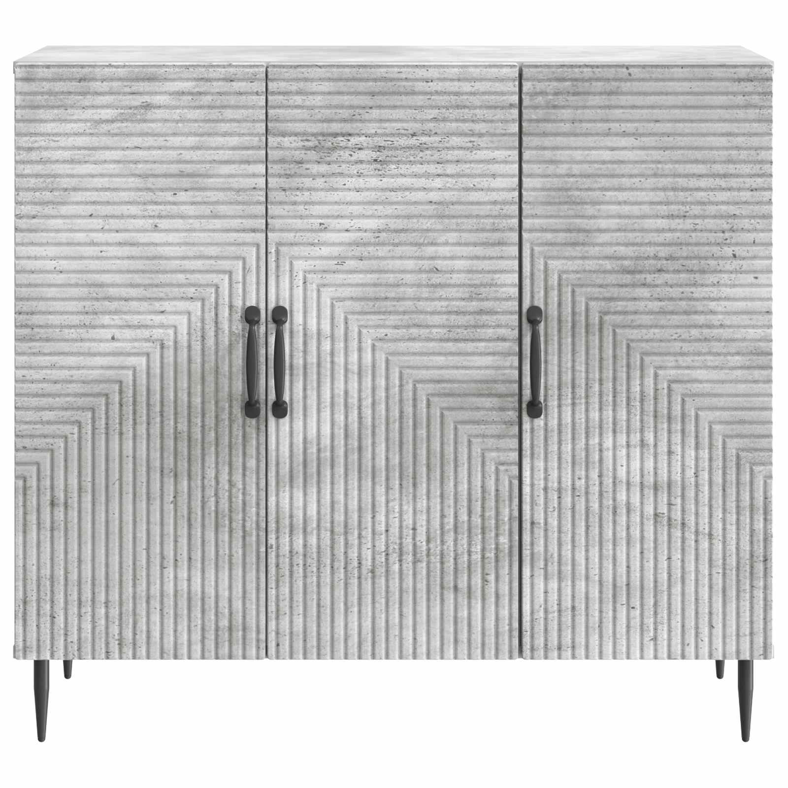 Πλαϊνό γραφείο Γκρι Σκυροδέματος 89 x 34,5 x 80 εκ - Pakobazaar