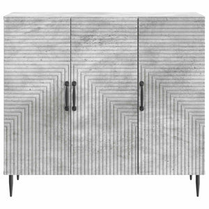 Πλαϊνό γραφείο Γκρι Σκυροδέματος 89 x 34,5 x 80 εκ - Pakobazaar