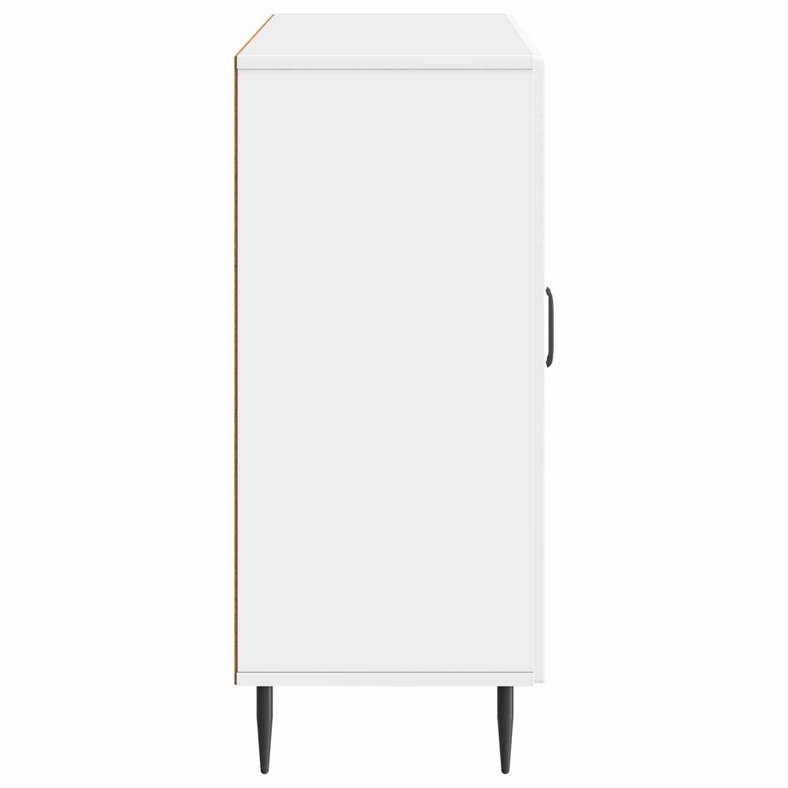 Πλαϊνό γραφείο Γυαλιστερό Λευκό 89 x 34,5 x 80 εκ - Pakobazaar