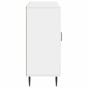 Πλαϊνό γραφείο Γυαλιστερό Λευκό 89 x 34,5 x 80 εκ - Pakobazaar