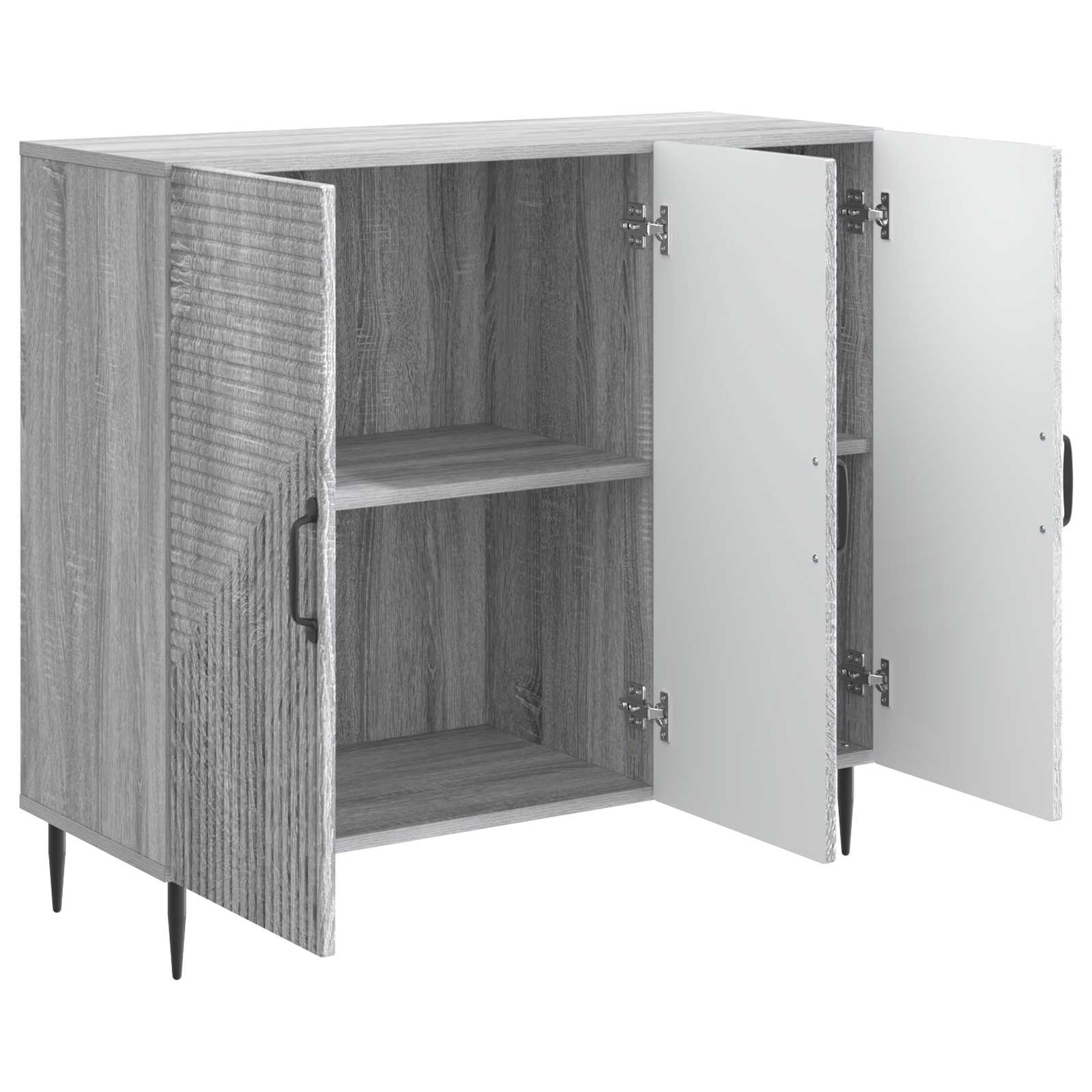 Πλαϊνό γραφείο Γκρι Sonoma 89 x 34,5 x 80 εκ Επεξεργασμένο Ξύλο - Pakobazaar