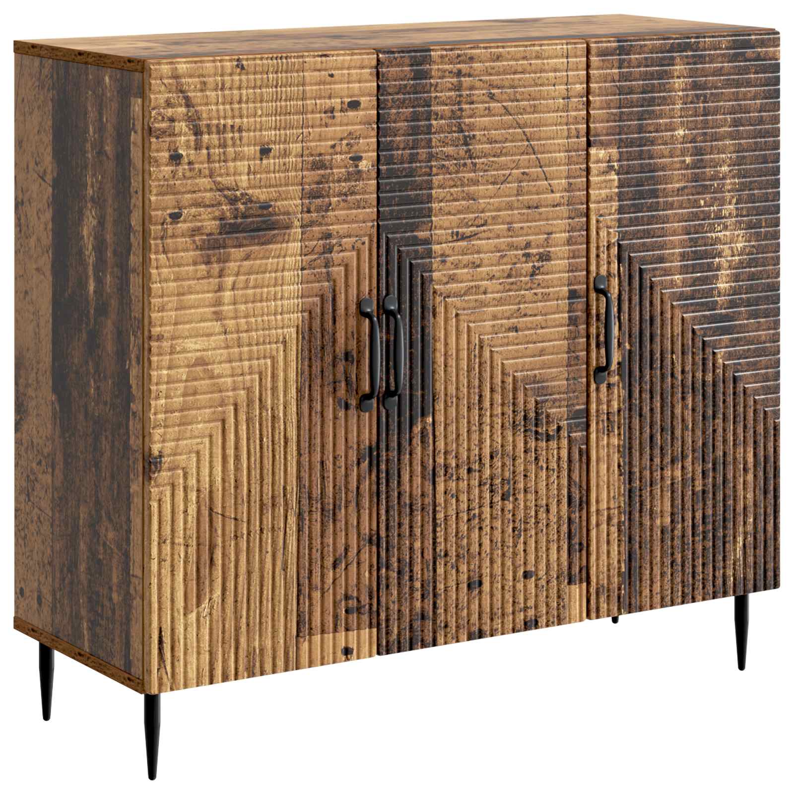 Πλαϊνό γραφείο Παλαιωμένο ξύλο 89 x 34,5 x 80 εκ - Pakobazaar