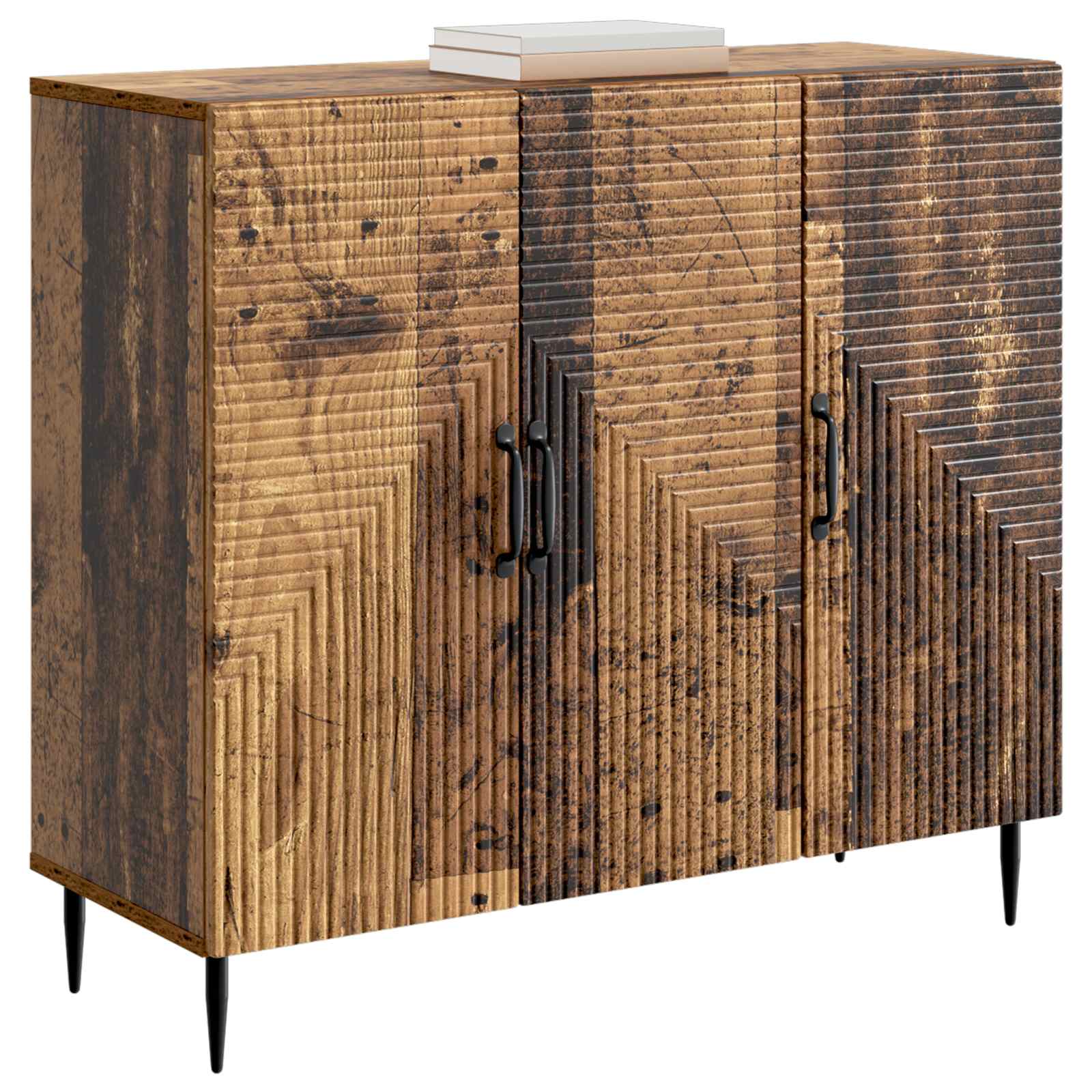 Πλαϊνό γραφείο Παλαιωμένο ξύλο 89 x 34,5 x 80 εκ - Pakobazaar
