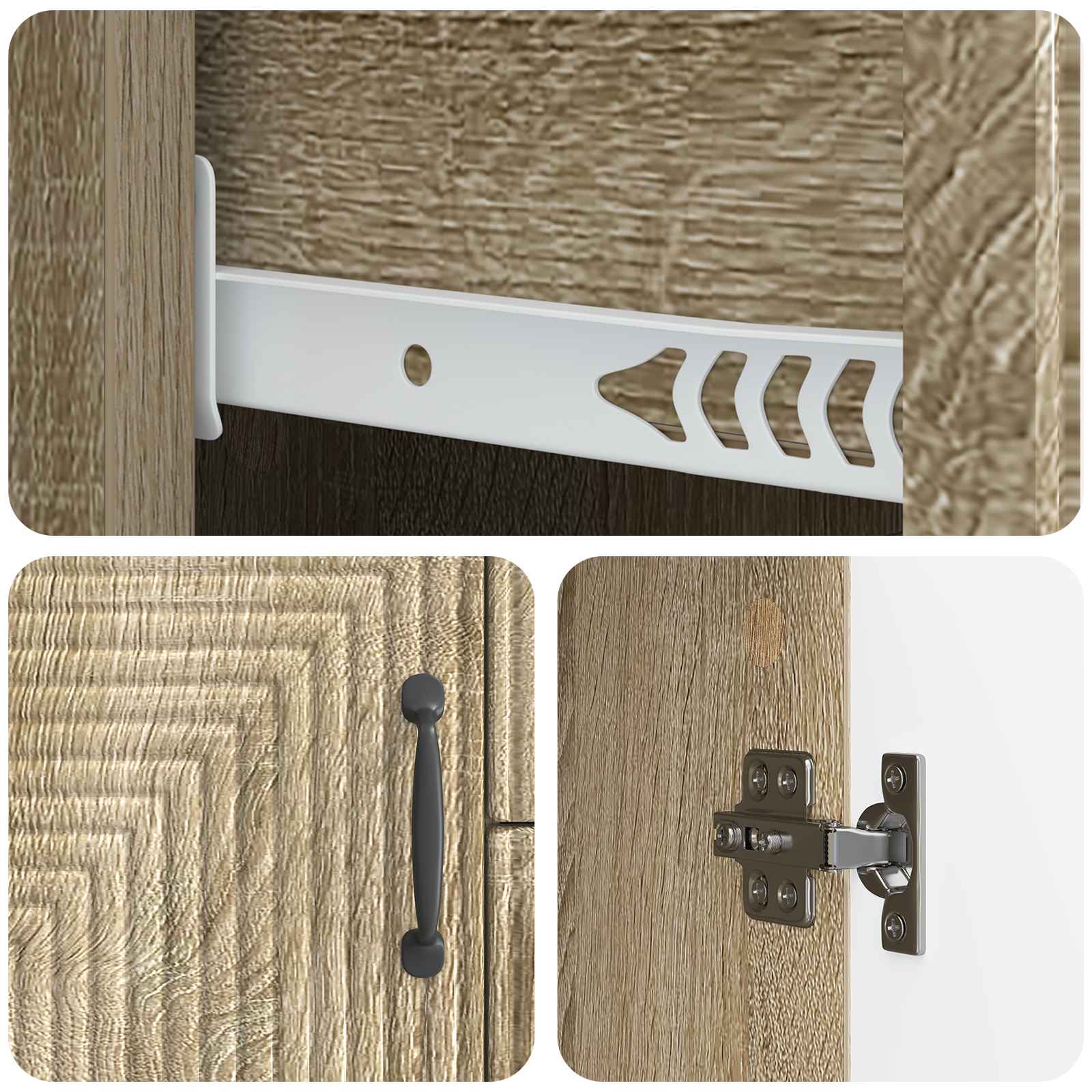 Πλαϊνό γραφείο με συρτάρι Sonoma Δρυς 89 x 34,5 x 60 εκ. - Pakobazaar