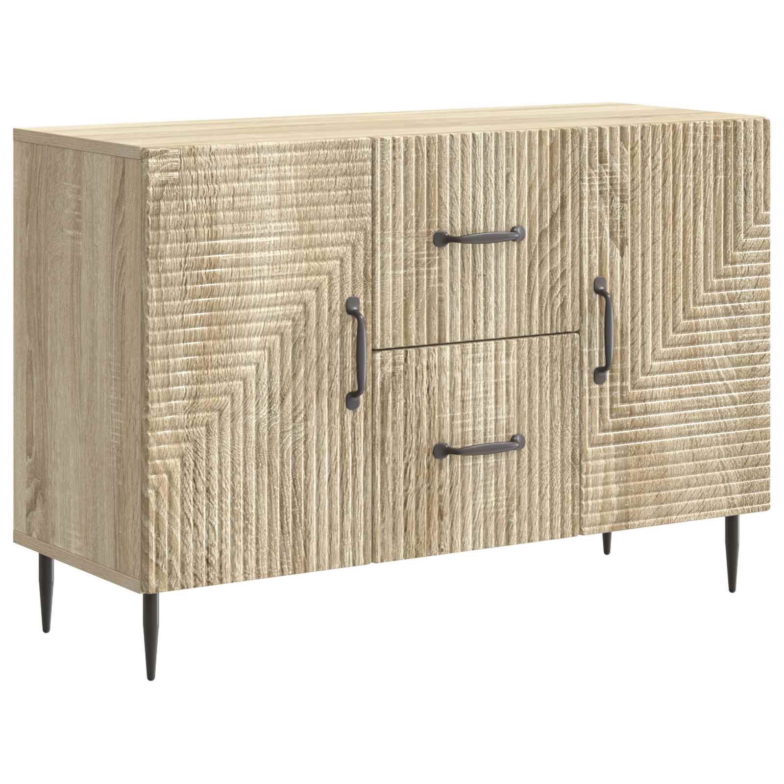 Πλαϊνό γραφείο με συρτάρι Sonoma Δρυς 89 x 34,5 x 60 εκ. - Pakobazaar