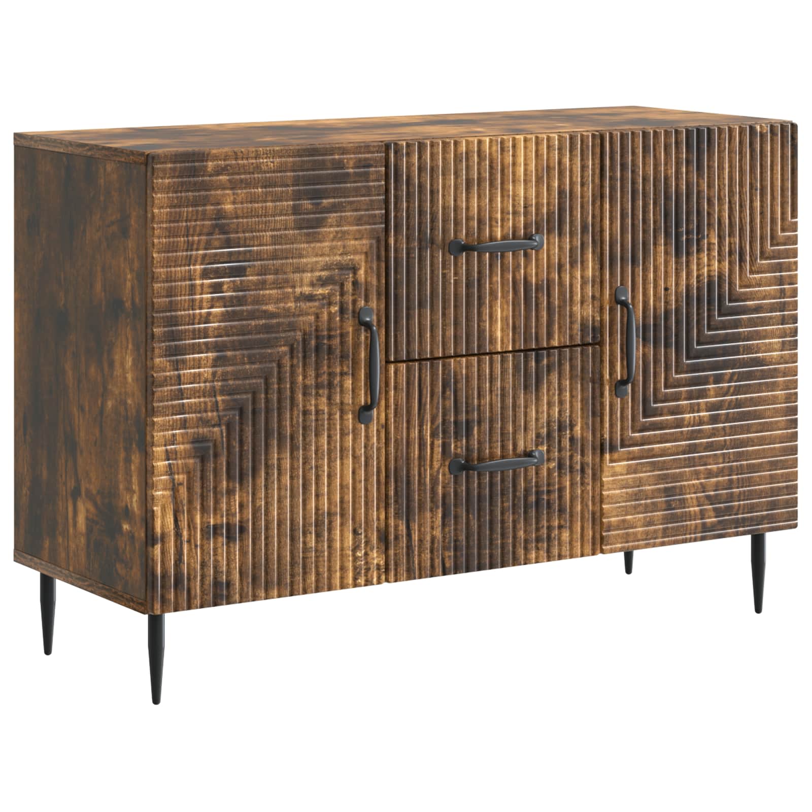 Πλαϊνό γραφείο Καπνισμένο Ξύλο Δρυός 89 x 34,5 x 60 εκ. - Pakobazaar