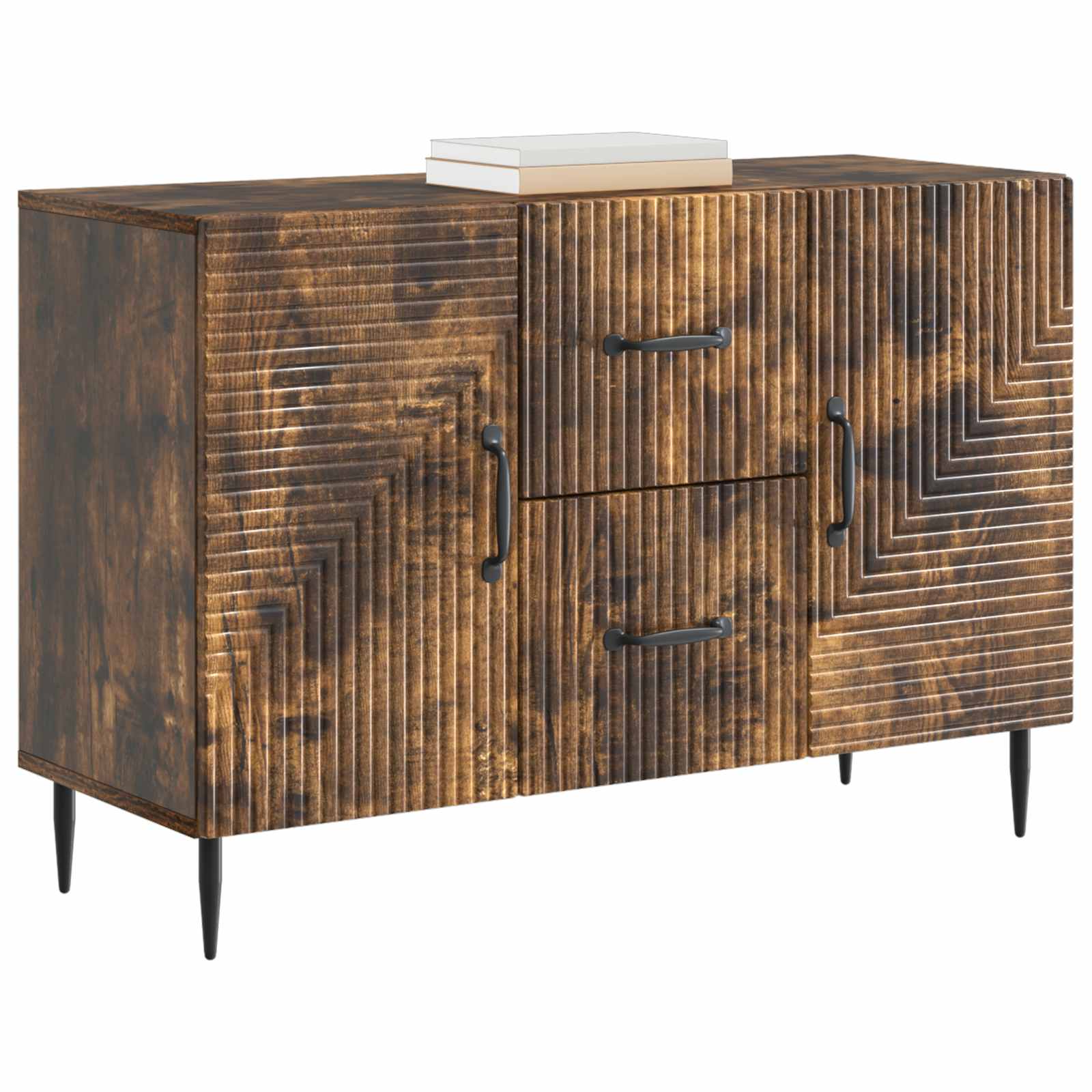 Πλαϊνό γραφείο Καπνισμένο Ξύλο Δρυός 89 x 34,5 x 60 εκ. - Pakobazaar