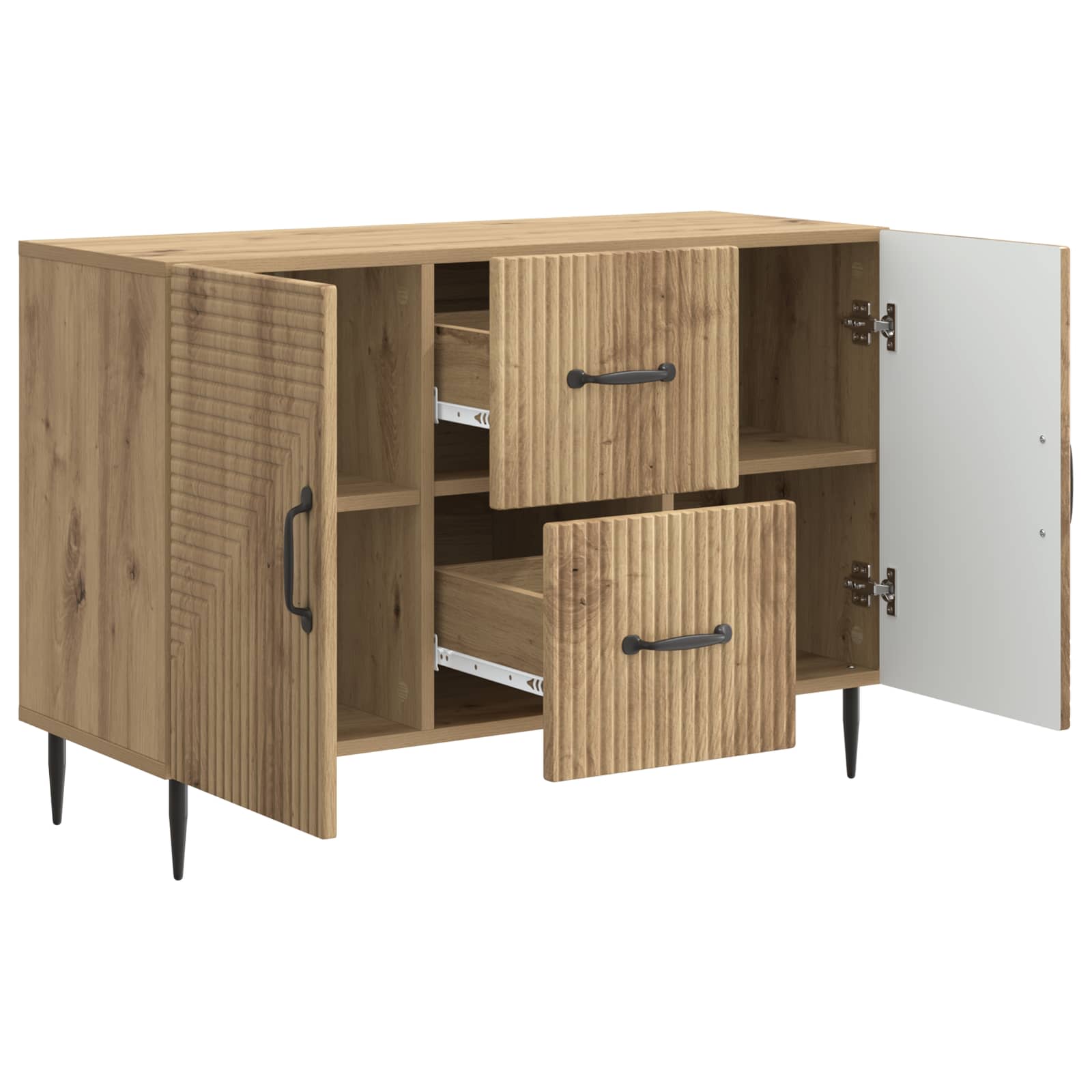 Πλαϊνό γραφείο με συρτάρι Artisan Δρυς 89 x 34,5 x 60 εκ. - Pakobazaar