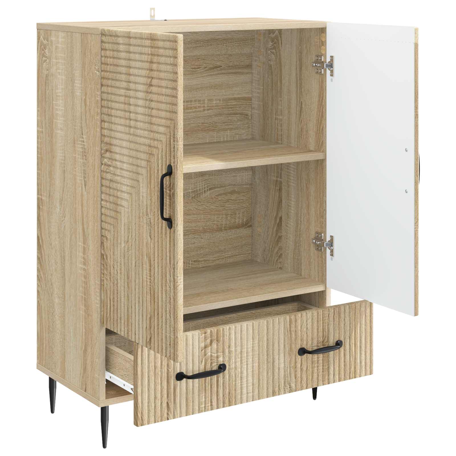 Πλαϊνό γραφείο με συρτάρι Sonoma Δρυς 66 x 34,5 x 95 εκ. - Pakobazaar