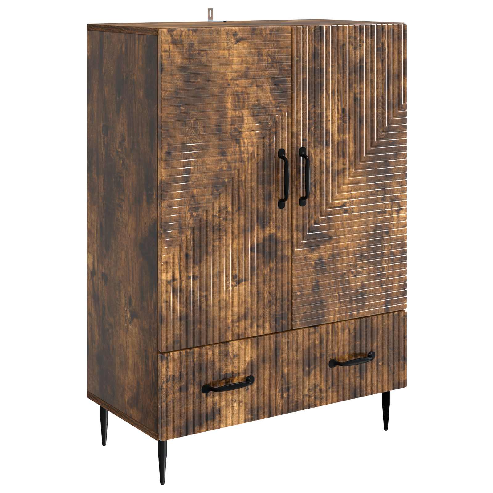 Πλαϊνό γραφείο Καπνισμένο Ξύλο Δρυός 66 x 34,5 x 95 εκ. - Pakobazaar