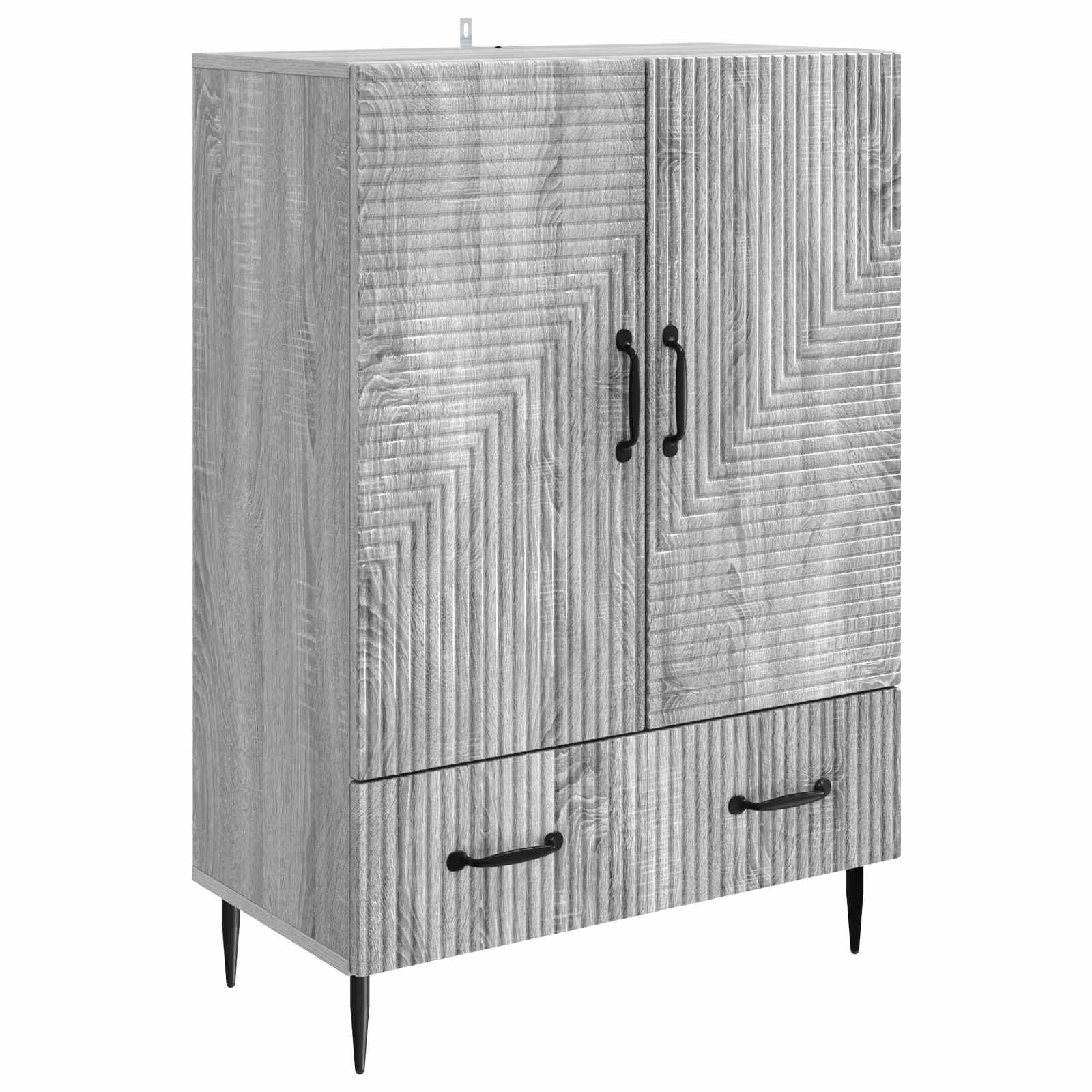 Πλαϊνό γραφείο με συρτάρι Γκρι Sonoma 66 x 34,5 x 95 εκ. - Pakobazaar