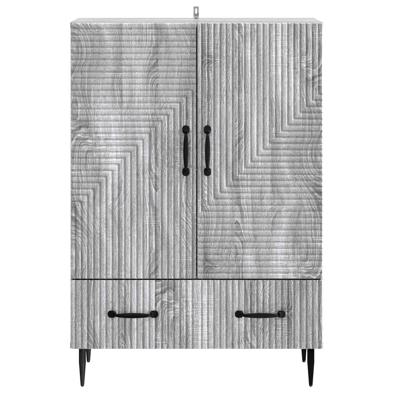 Πλαϊνό γραφείο με συρτάρι Γκρι Sonoma 66 x 34,5 x 95 εκ. - Pakobazaar