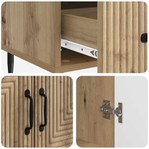 Πλαϊνό γραφείο με συρτάρι Artisan Δρυς 66 x 34,5 x 95 εκ. - Pakobazaar