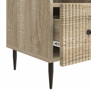 Ντουλάπι TV Sonoma Δρυς 102 x 34,5 x 50 εκ. Επεξεργασμένο Ξύλο - Pakobazaar