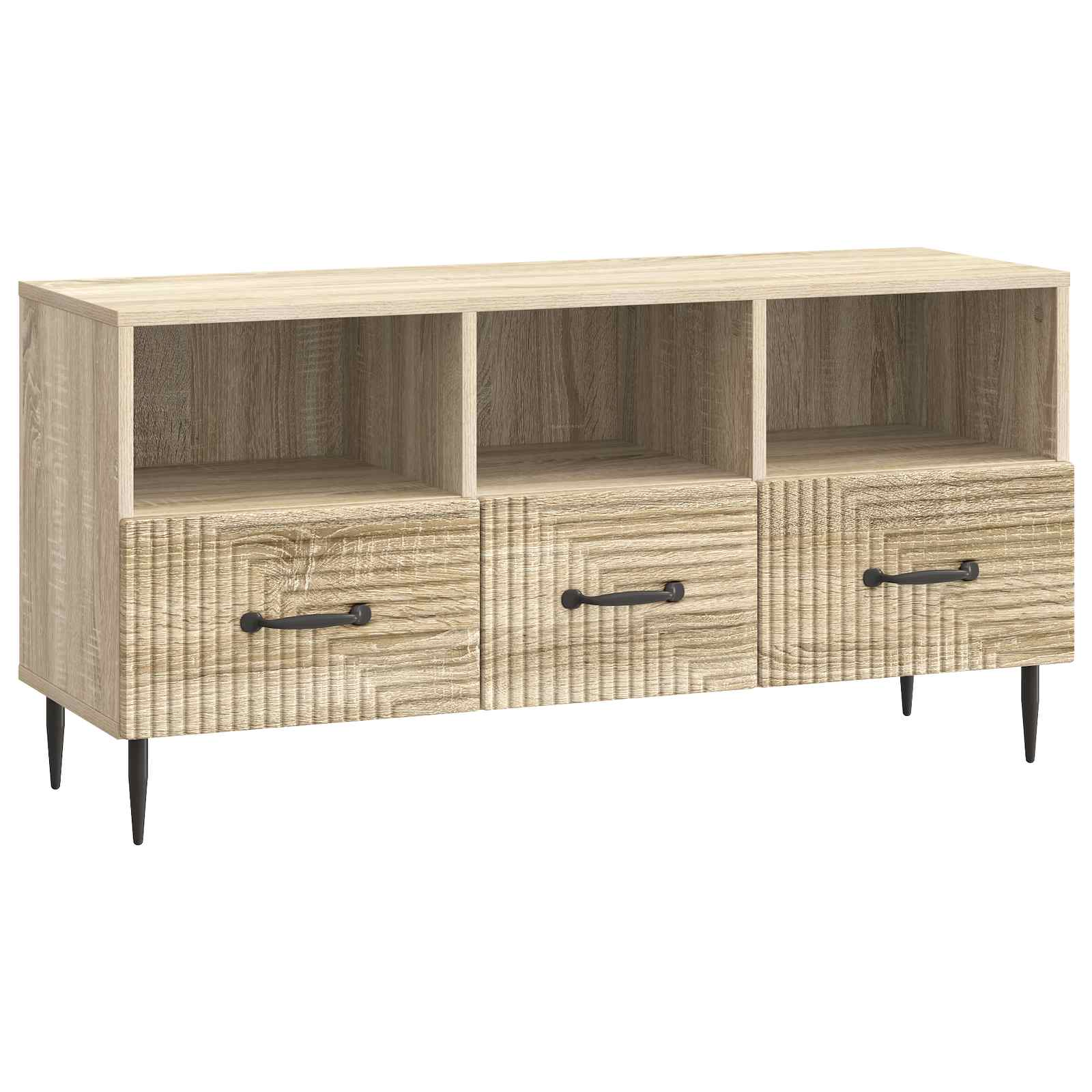 Ντουλάπι TV Sonoma Δρυς 102 x 34,5 x 50 εκ. Επεξεργασμένο Ξύλο - Pakobazaar