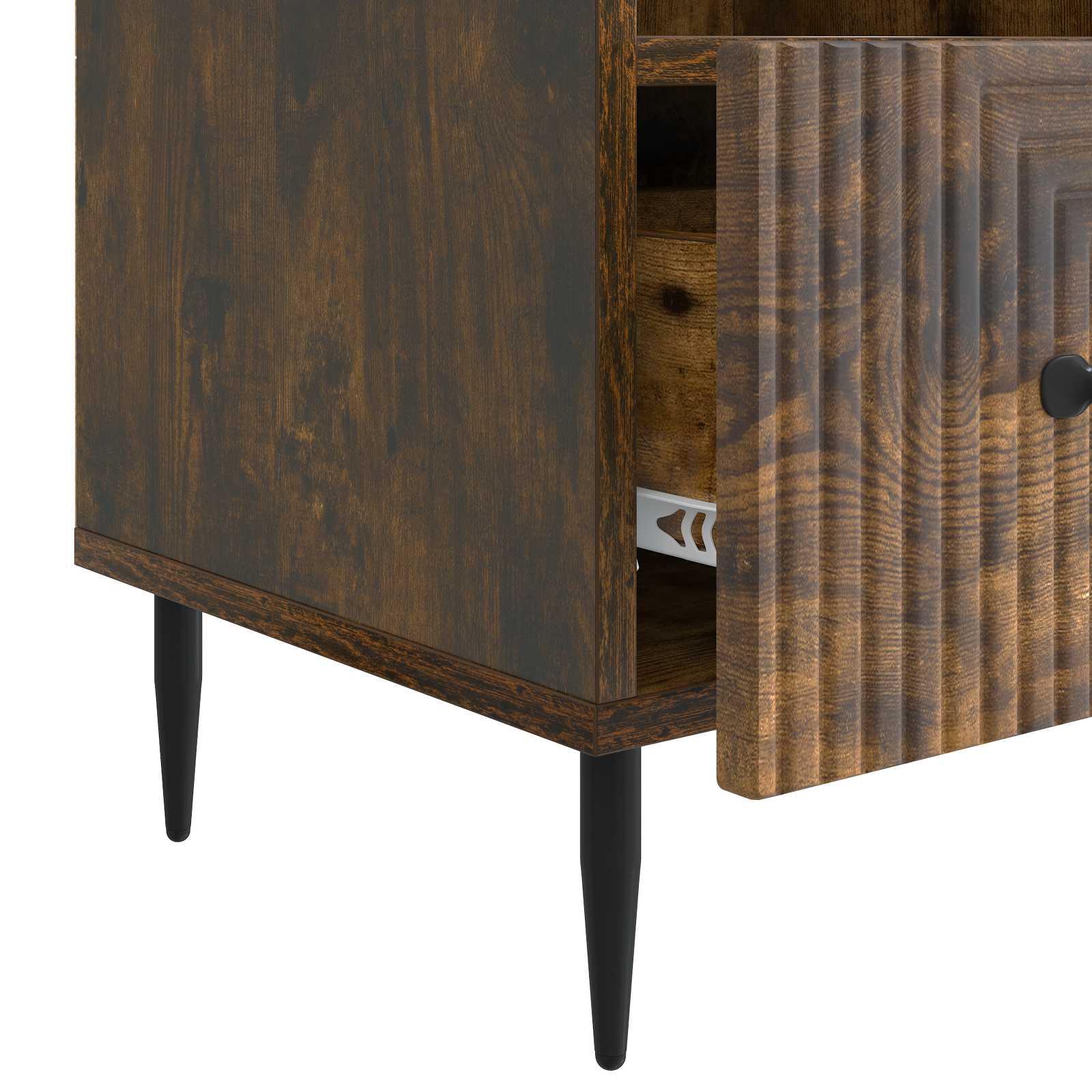 Ντουλάπι TV Καπνισμένο Ξύλο Δρυός 102 x 34,5 x 50 εκ. - Pakobazaar