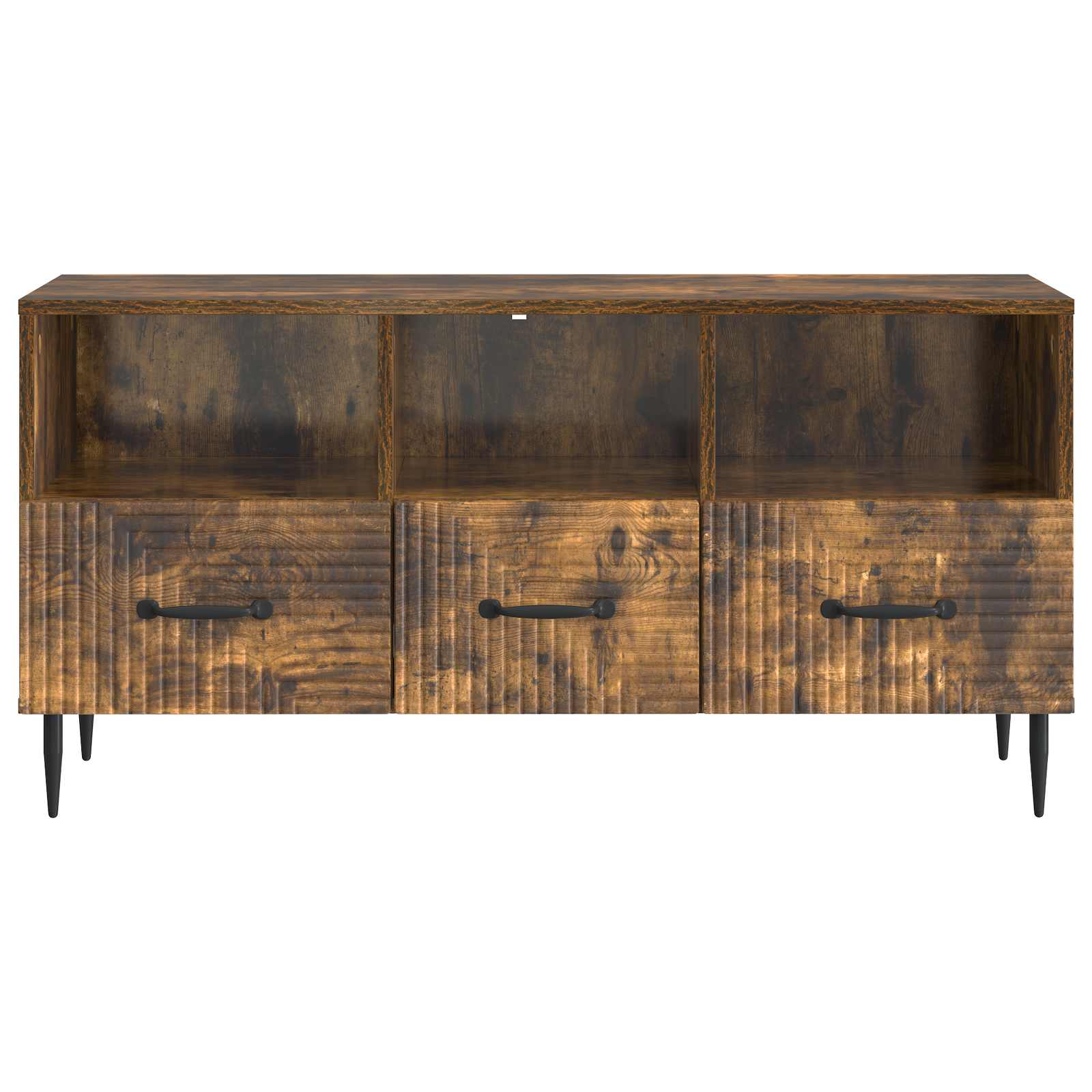 Ντουλάπι TV Καπνισμένο Ξύλο Δρυός 102 x 34,5 x 50 εκ. - Pakobazaar