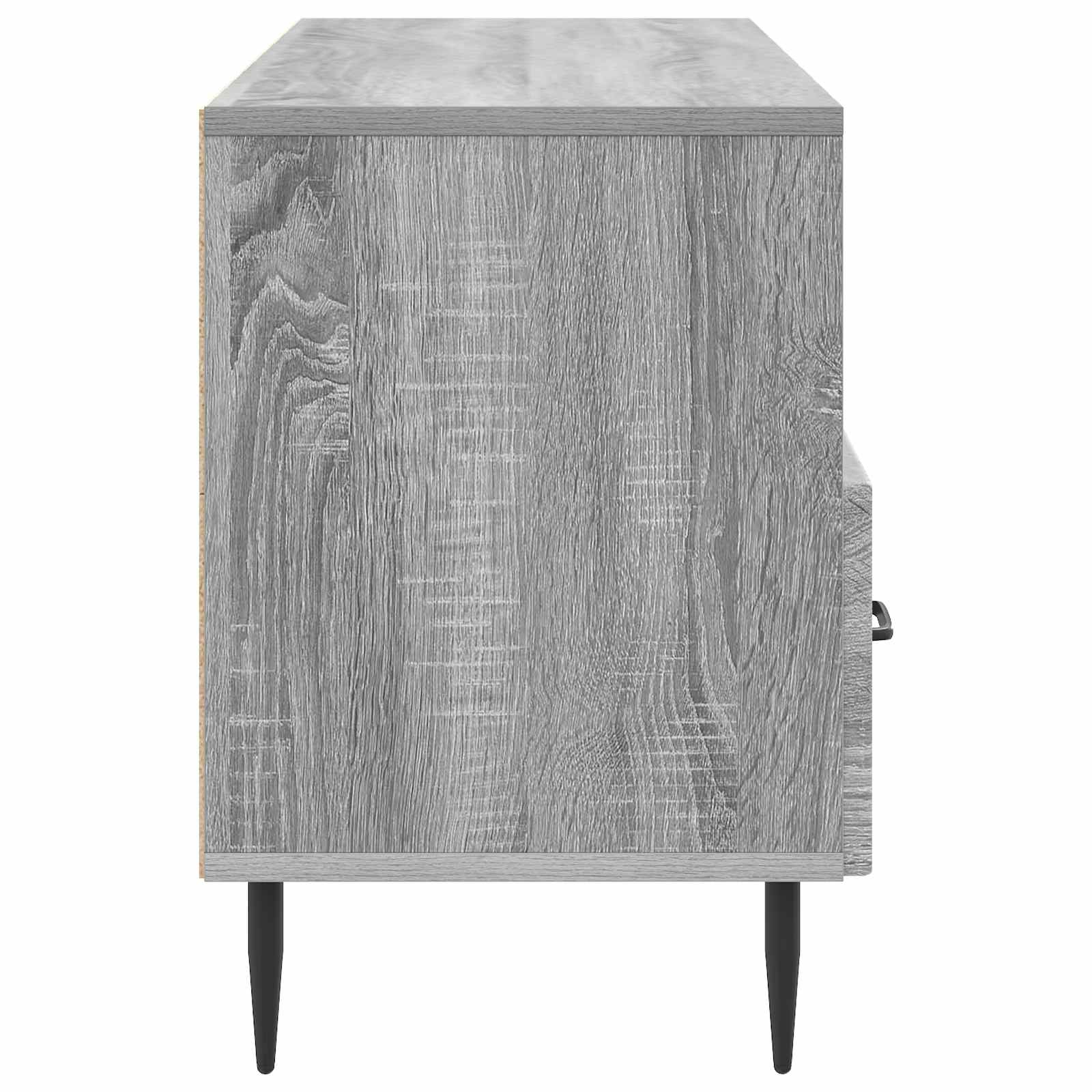 Ντουλάπι TV Γκρι Sonoma 102 x 34,5 x 50 εκ. Επεξεργασμένο Ξύλο - Pakobazaar