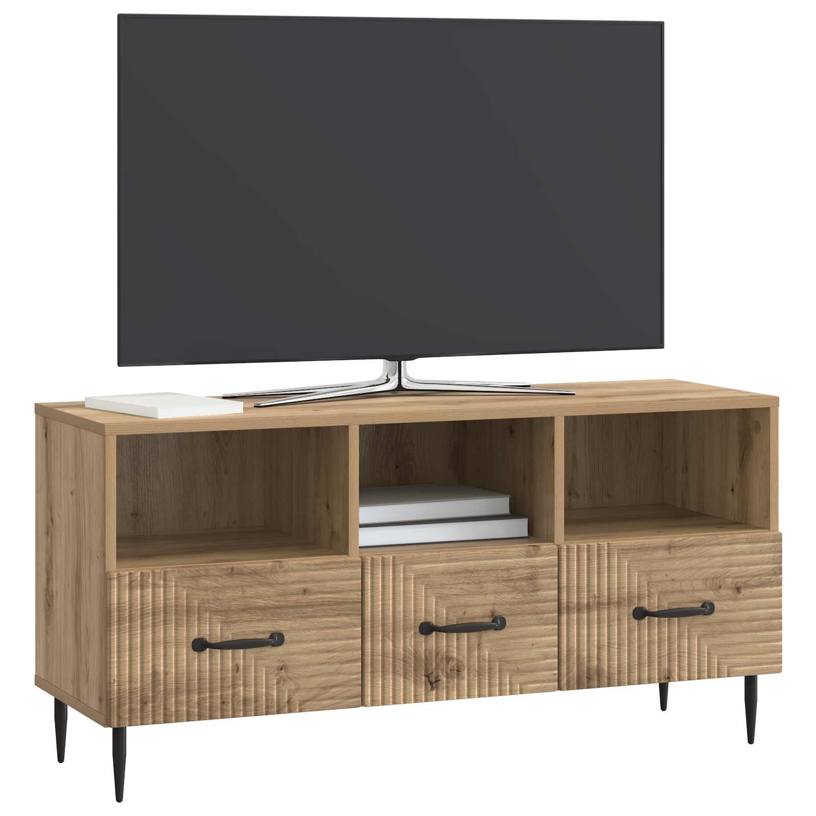 Ντουλάπι TV Artisan Δρυς 102 x 34,5 x 50 εκ. Επεξεργασμένο Ξύλο - Pakobazaar