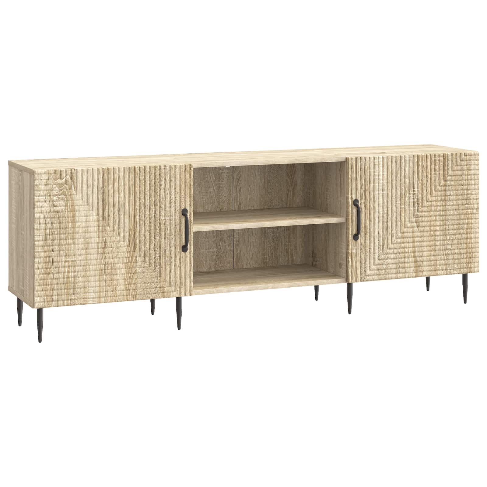Ντουλάπι TV Sonoma Δρυς 150 x 31 x 50 εκ. Επεξεργασμένο Ξύλο - Pakobazaar