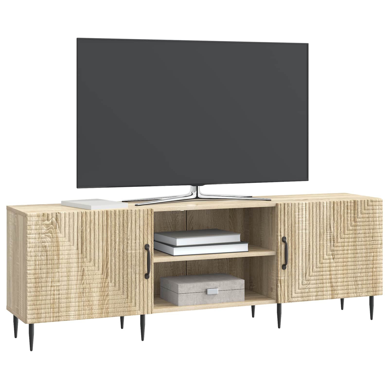 Ντουλάπι TV Sonoma Δρυς 150 x 31 x 50 εκ. Επεξεργασμένο Ξύλο - Pakobazaar
