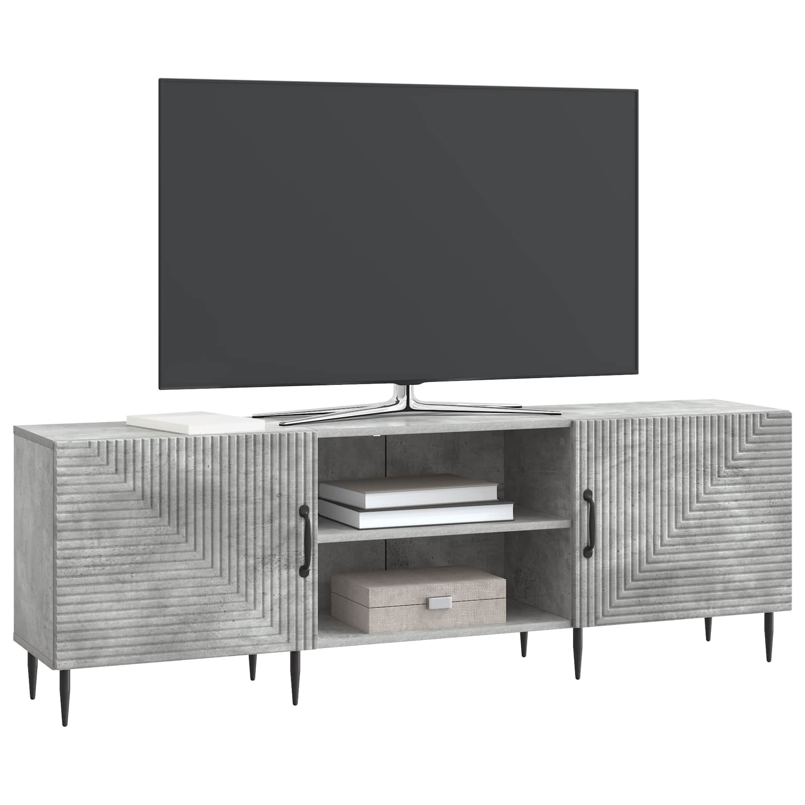Ντουλάπι TV Γκρι Σκυροδέματος 150 x 31 x 50 εκ. - Pakobazaar