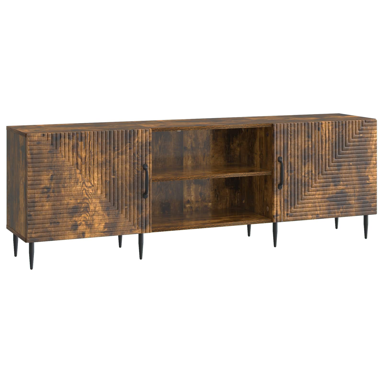 Ντουλάπι TV Καπνισμένο Ξύλο Δρυός 150 x 31 x 50 εκ. - Pakobazaar
