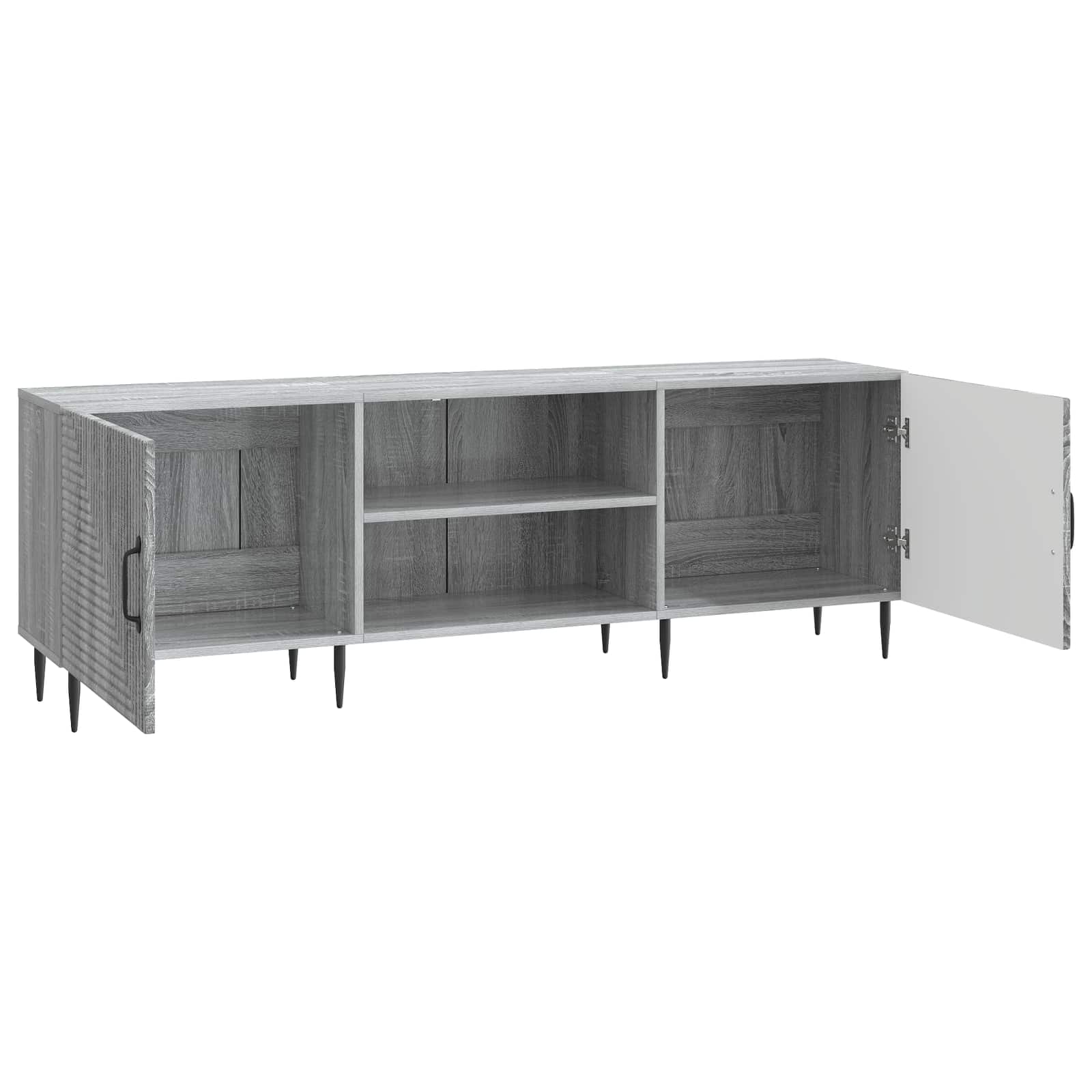 Ντουλάπι TV Γκρι Sonoma 150 x 31 x 50 εκ. Επεξεργασμένο Ξύλο - Pakobazaar