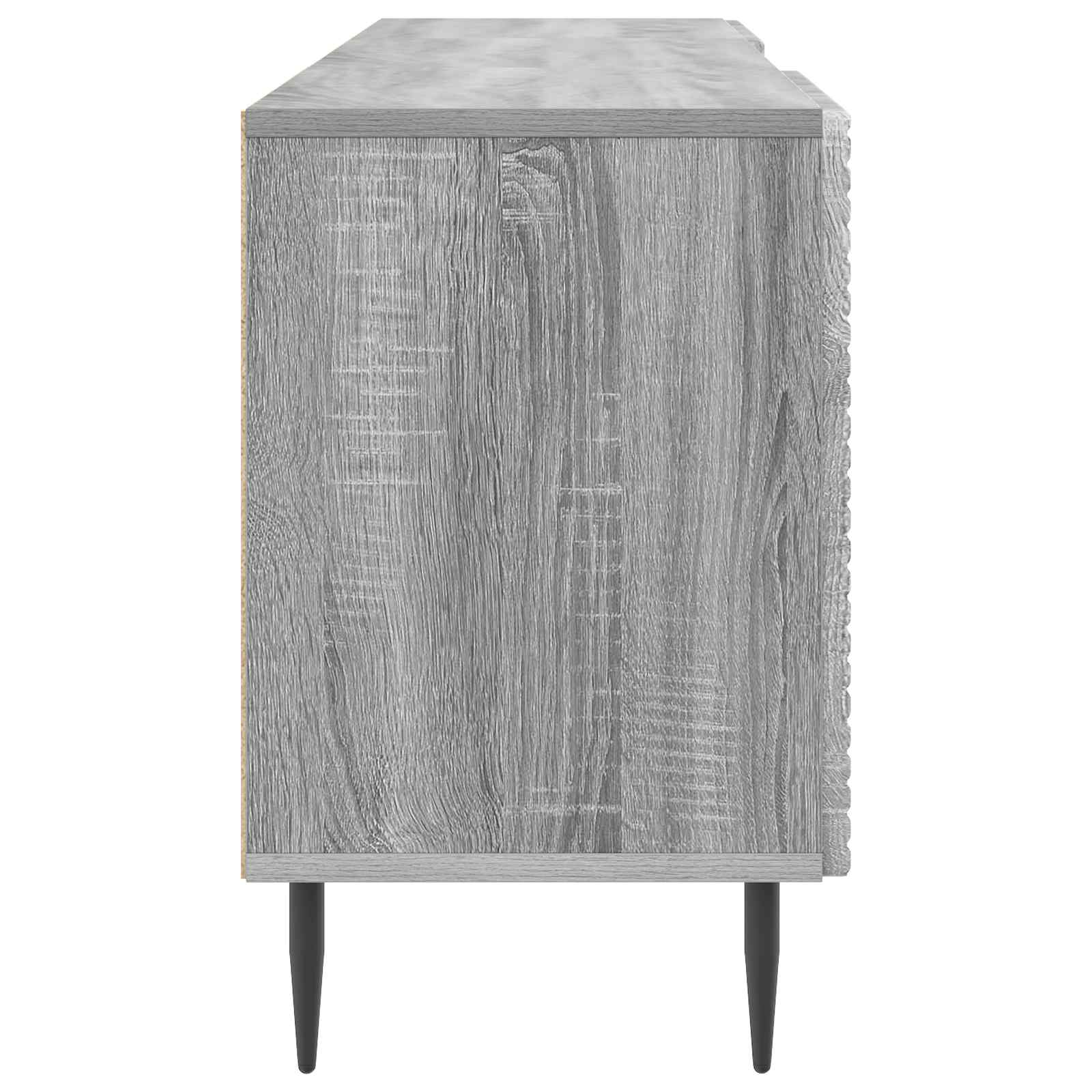 Ντουλάπι TV Γκρι Sonoma 150 x 31 x 50 εκ. Επεξεργασμένο Ξύλο - Pakobazaar
