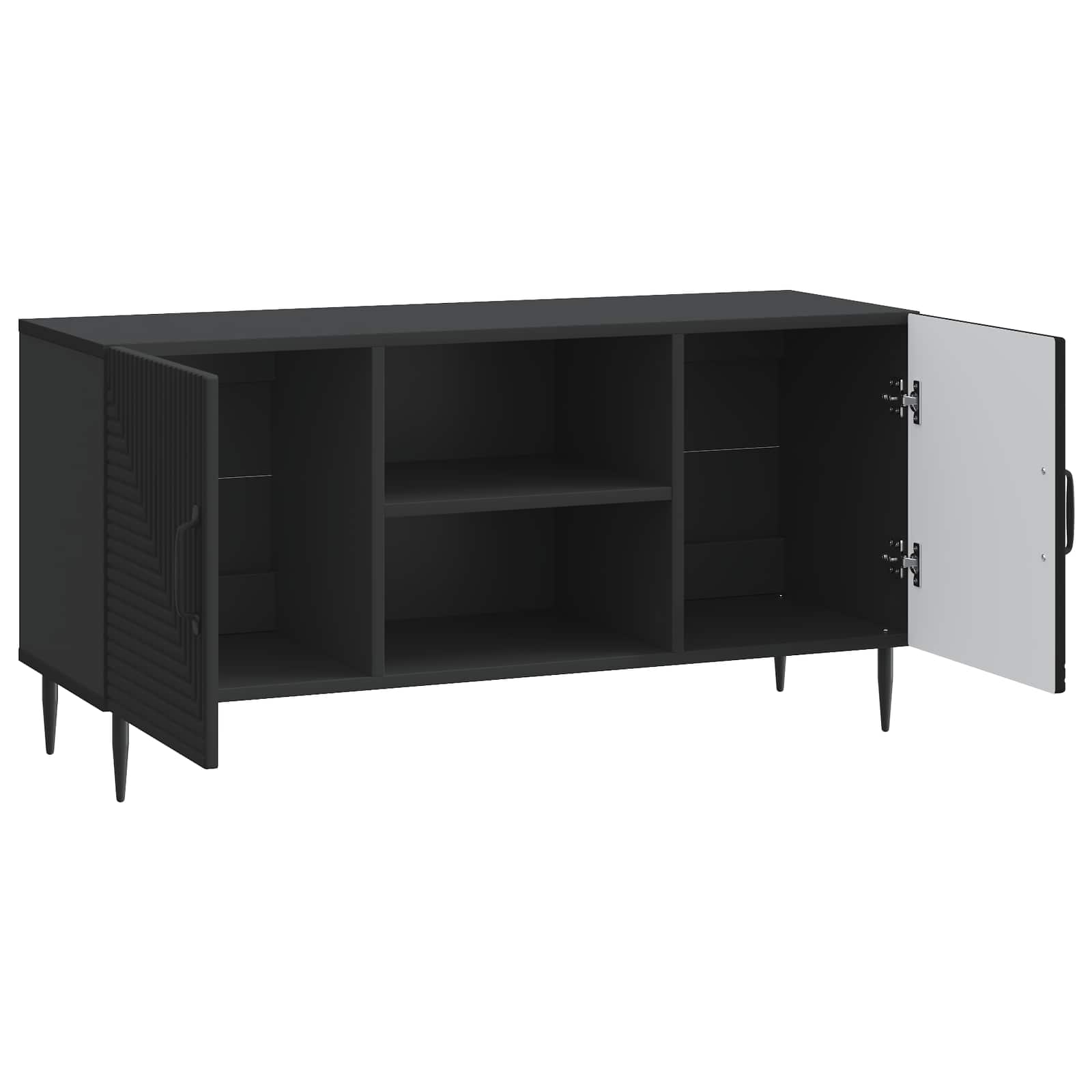Ντουλάπι TV Μαύρο 102 x 34,5 x 50 εκ. Επεξεργασμένο Ξύλο - Pakobazaar