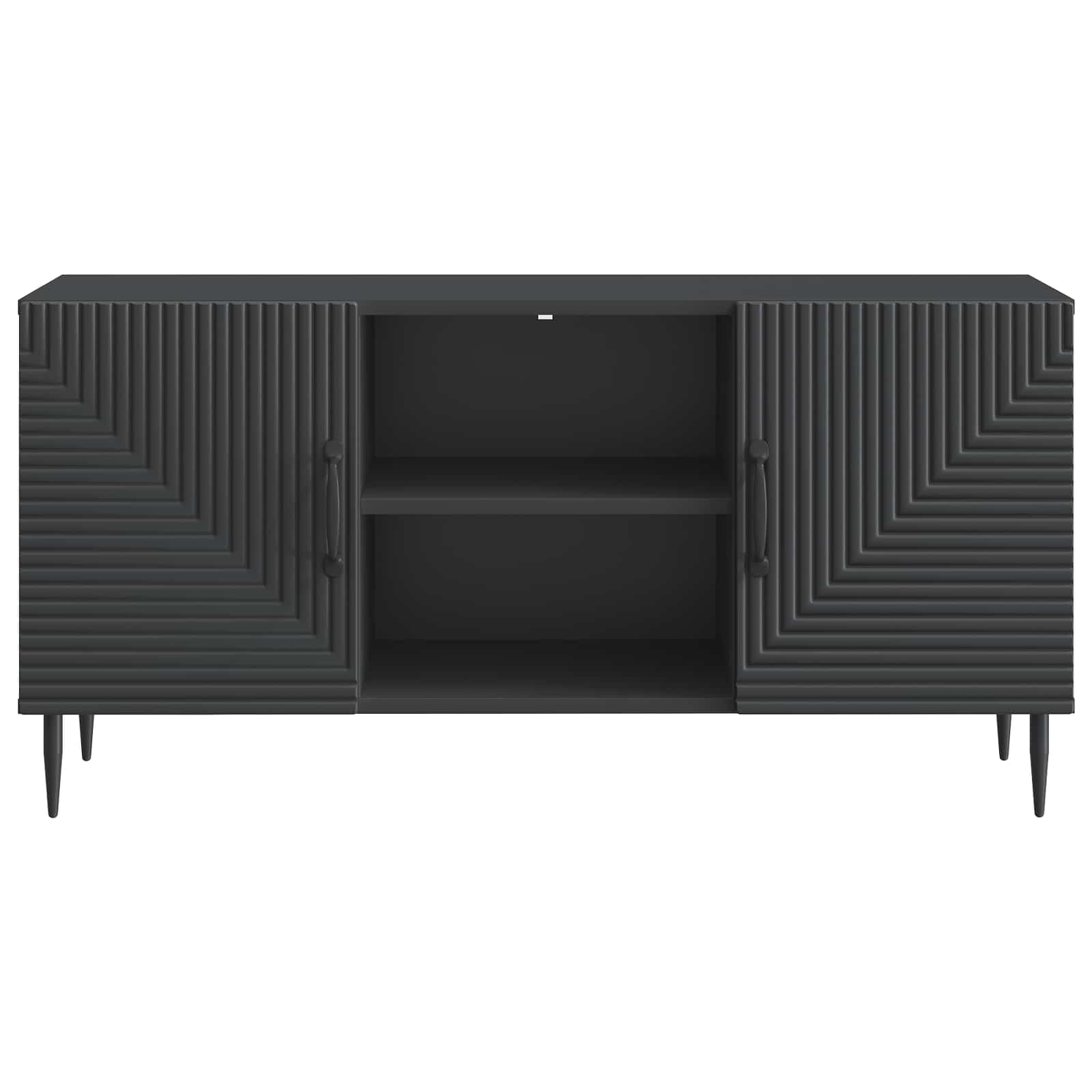 Ντουλάπι TV Μαύρο 102 x 34,5 x 50 εκ. Επεξεργασμένο Ξύλο - Pakobazaar