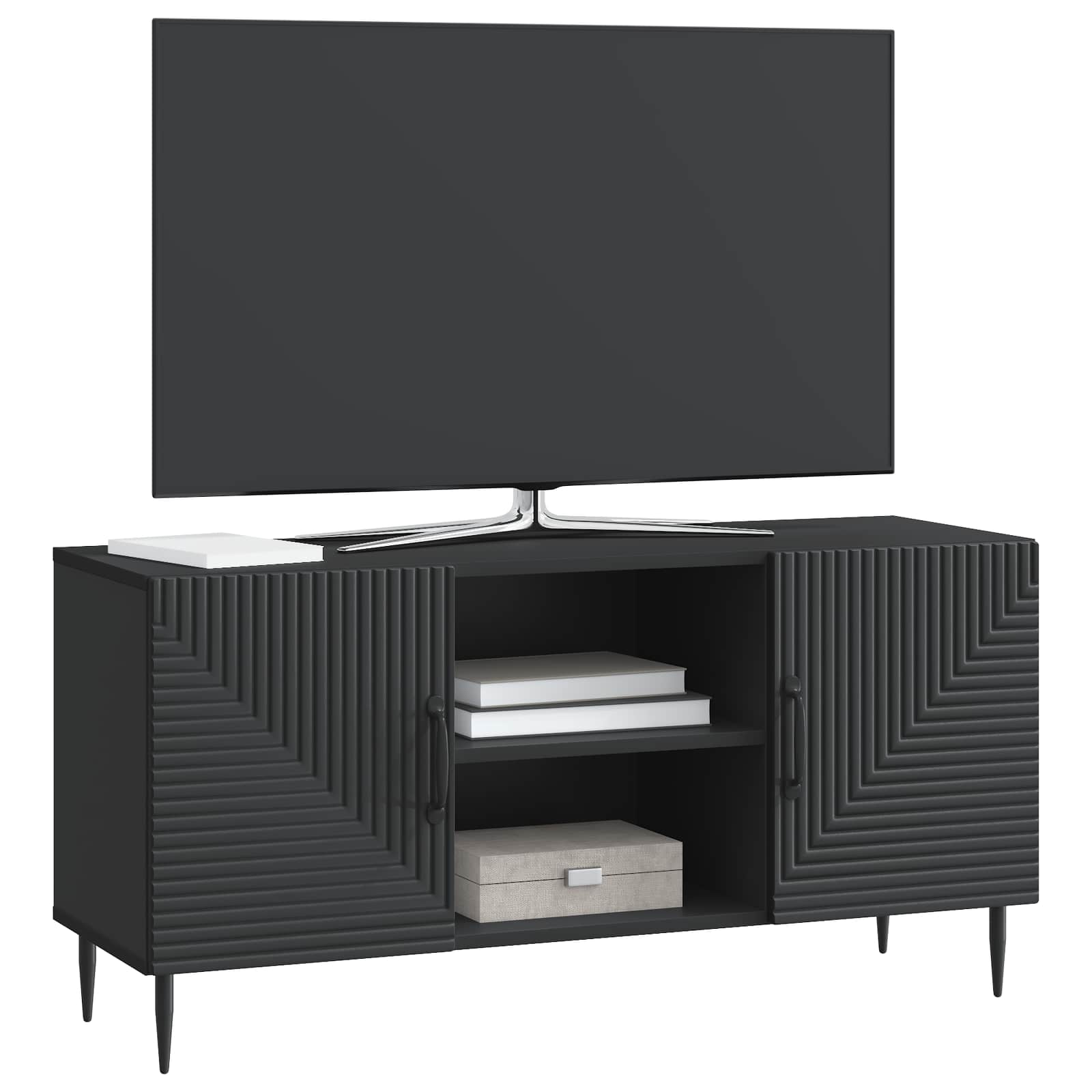 Ντουλάπι TV Μαύρο 102 x 34,5 x 50 εκ. Επεξεργασμένο Ξύλο - Pakobazaar