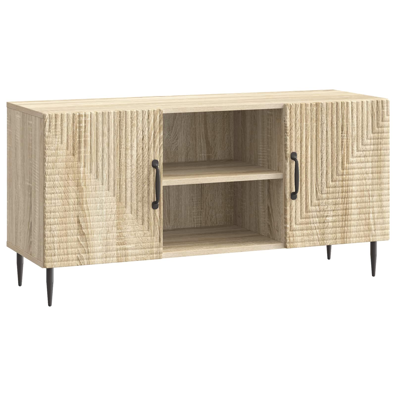 Ντουλάπι TV Sonoma Δρυς 102 x 34,5 x 50 εκ. Επεξεργασμένο Ξύλο - Pakobazaar