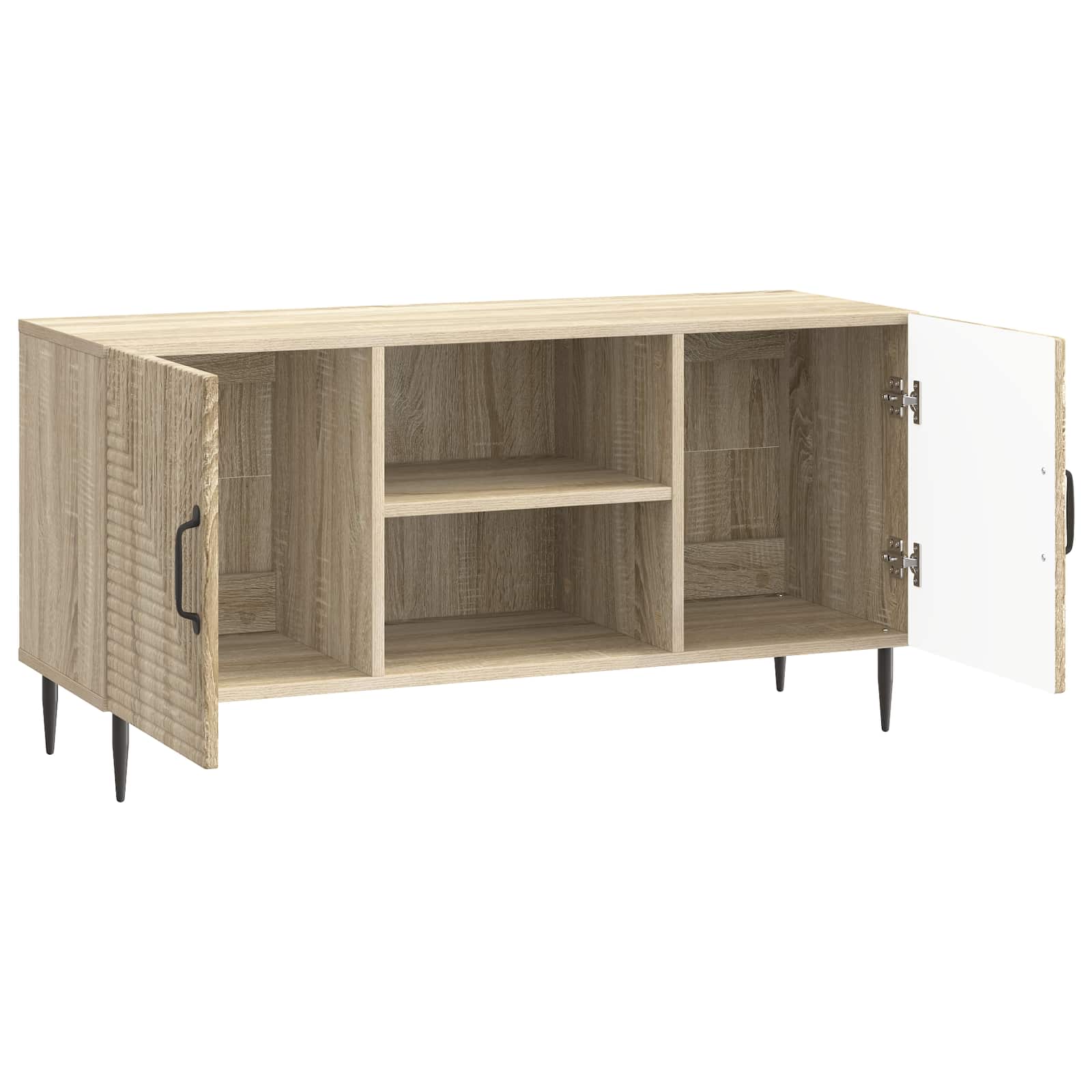 Ντουλάπι TV Sonoma Δρυς 102 x 34,5 x 50 εκ. Επεξεργασμένο Ξύλο - Pakobazaar