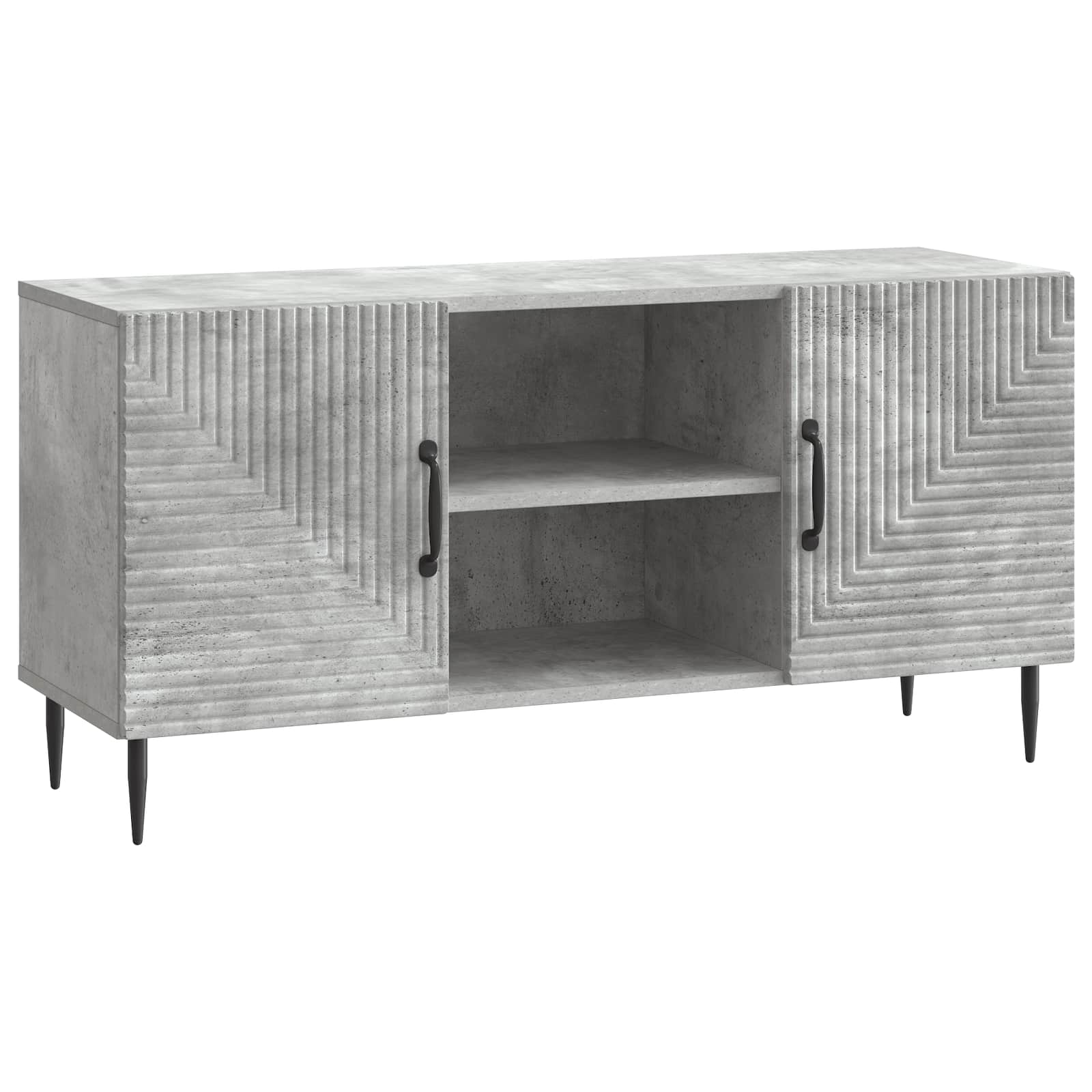 Ντουλάπι TV Γκρι Σκυροδέματος 102 x 34,5 x 50 εκ. - Pakobazaar