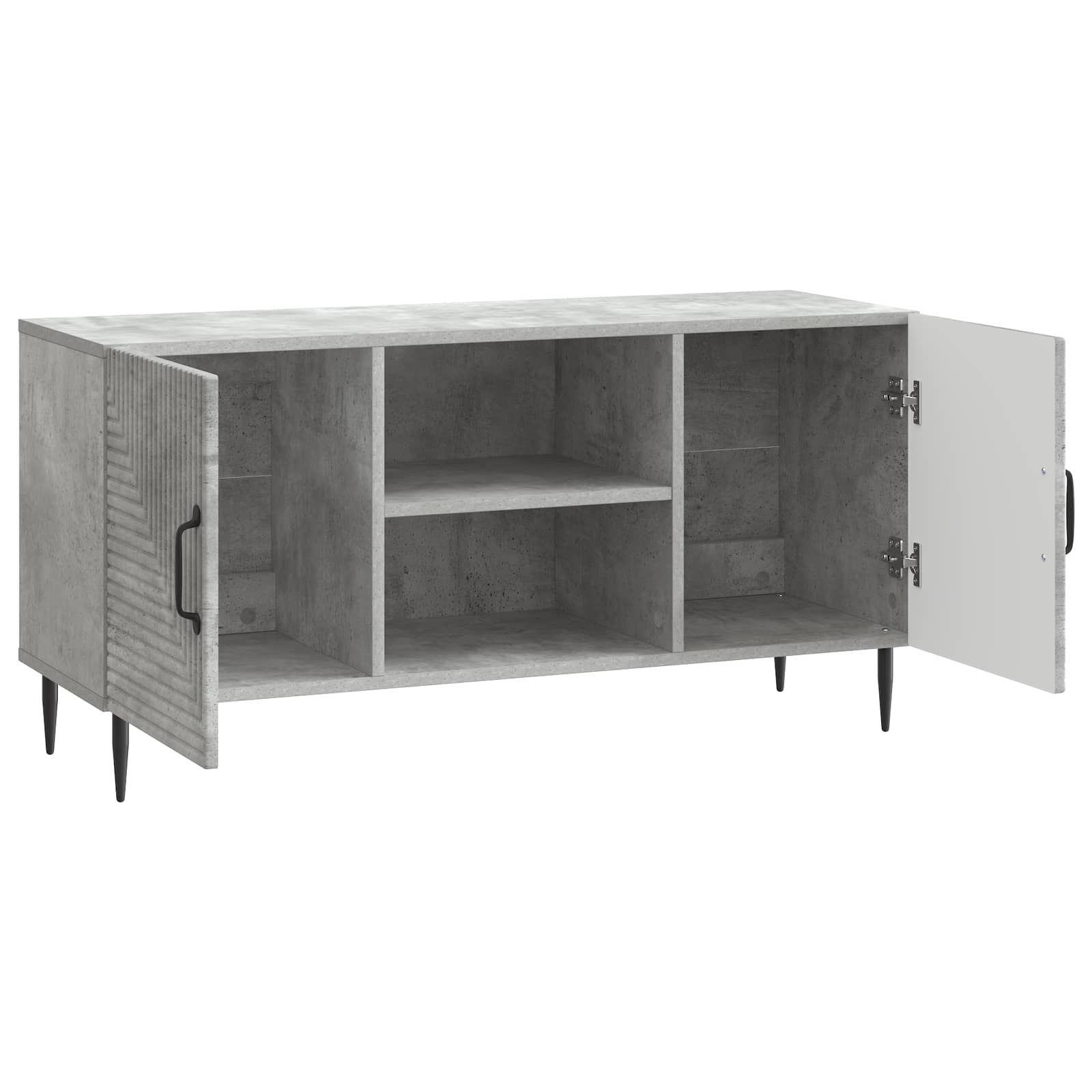 Ντουλάπι TV Γκρι Σκυροδέματος 102 x 34,5 x 50 εκ. - Pakobazaar