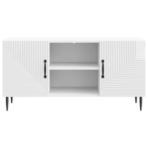 Ντουλάπι TV Γυαλιστερό Λευκό 102 x 34,5 x 50 εκ. - Pakobazaar