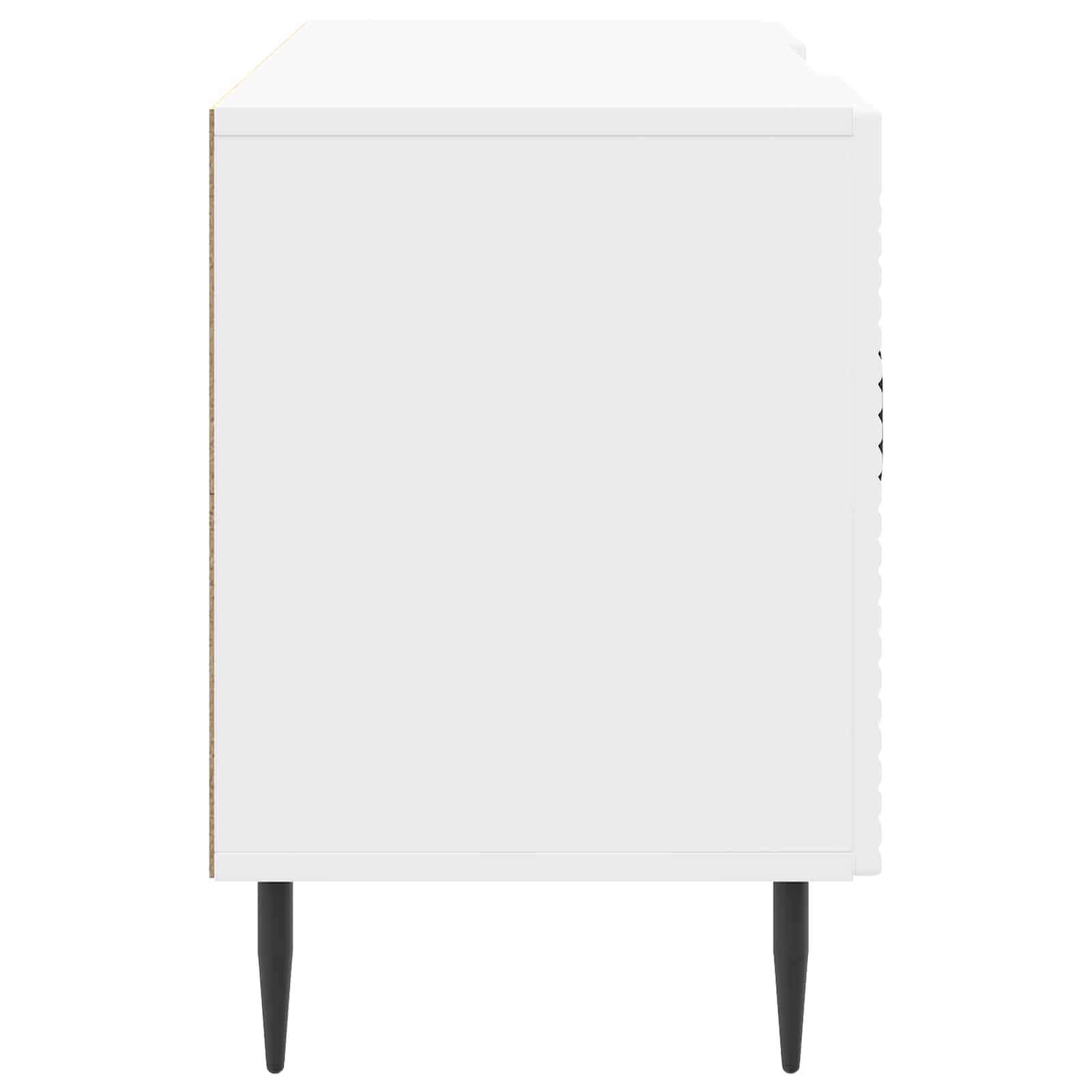 Ντουλάπι TV Γυαλιστερό Λευκό 102 x 34,5 x 50 εκ. - Pakobazaar