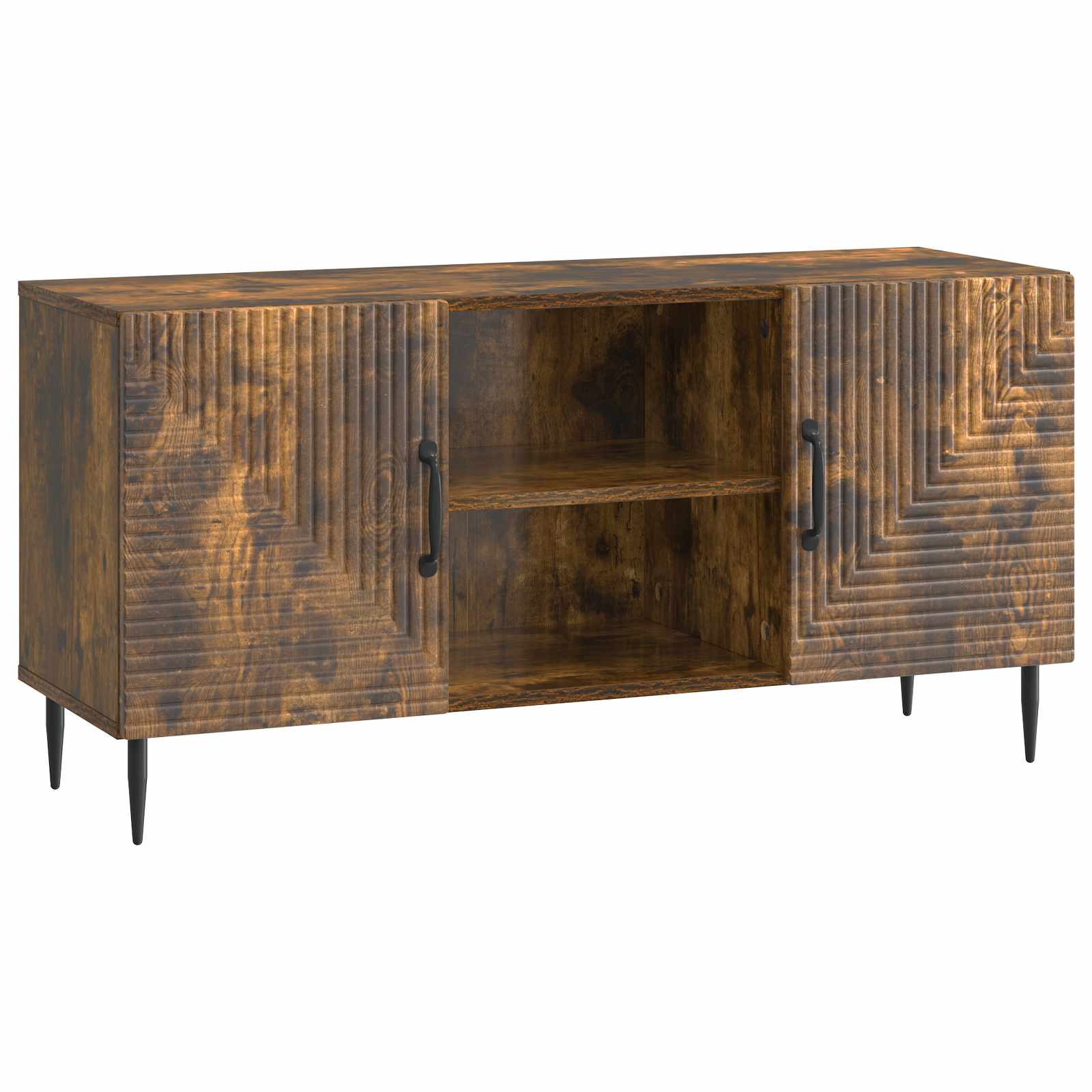 Ντουλάπι TV Καπνισμένο Ξύλο Δρυός 102 x 34,5 x 50 εκ. - Pakobazaar