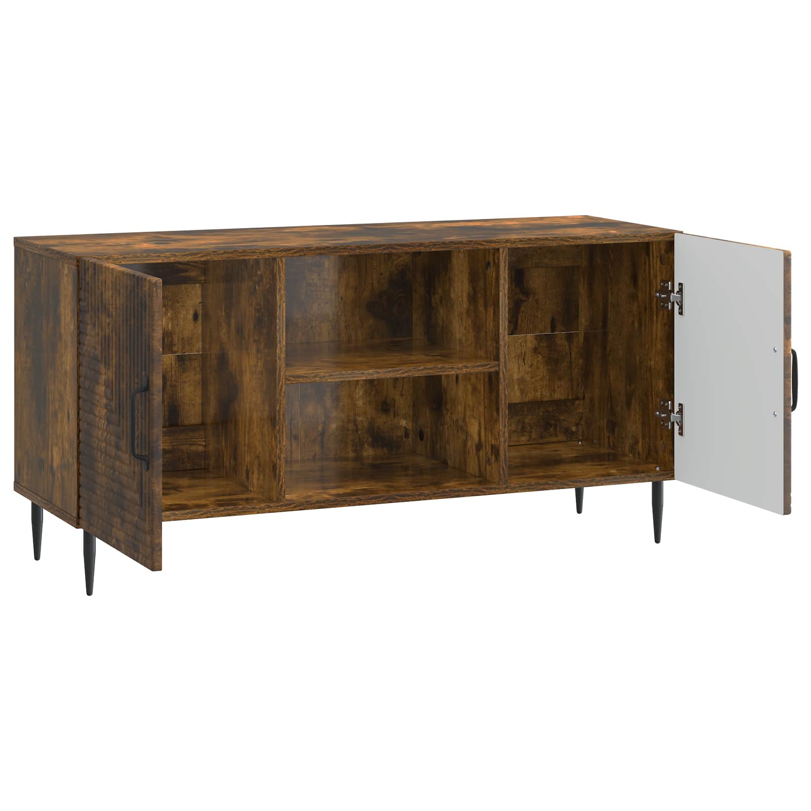Ντουλάπι TV Καπνισμένο Ξύλο Δρυός 102 x 34,5 x 50 εκ. - Pakobazaar