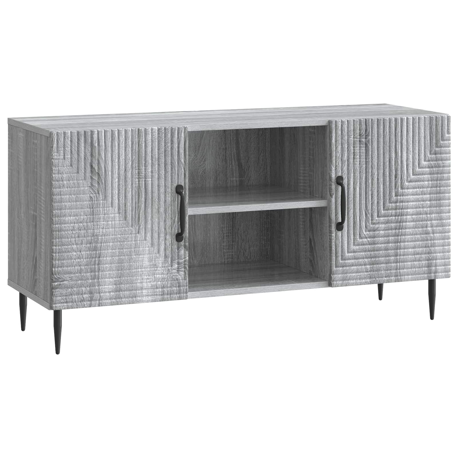 Ντουλάπι TV Γκρι Sonoma 102 x 34,5 x 50 εκ. Επεξεργασμένο Ξύλο - Pakobazaar