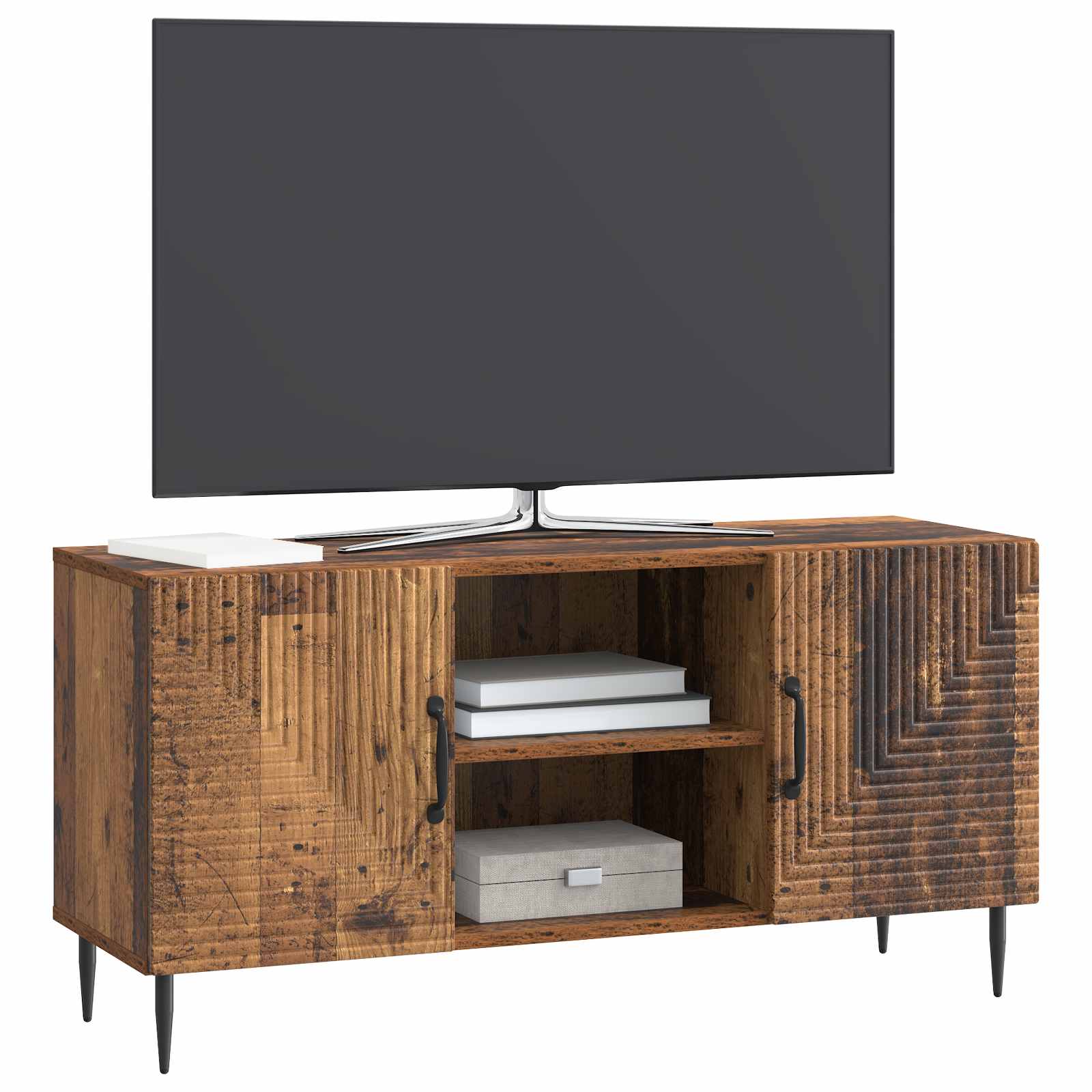 Ντουλάπι TV Παλαιωμένο ξύλο 102 x 34,5 x 50 εκ. - Pakobazaar