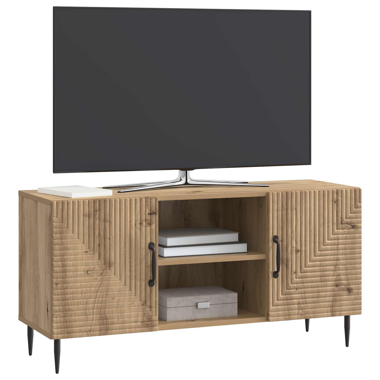 Ντουλάπι TV Artisan Δρυς 102 x 34,5 x 50 εκ. Επεξεργασμένο Ξύλο - Pakobazaar