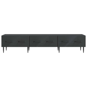 Ντουλάπι TV Μαύρο 147 x 34,5 x 30 εκ Επεξεργασμένο Ξύλο - Pakobazaar