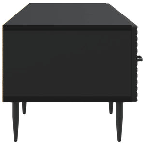 Ντουλάπι TV Μαύρο 147 x 34,5 x 30 εκ Επεξεργασμένο Ξύλο - Pakobazaar