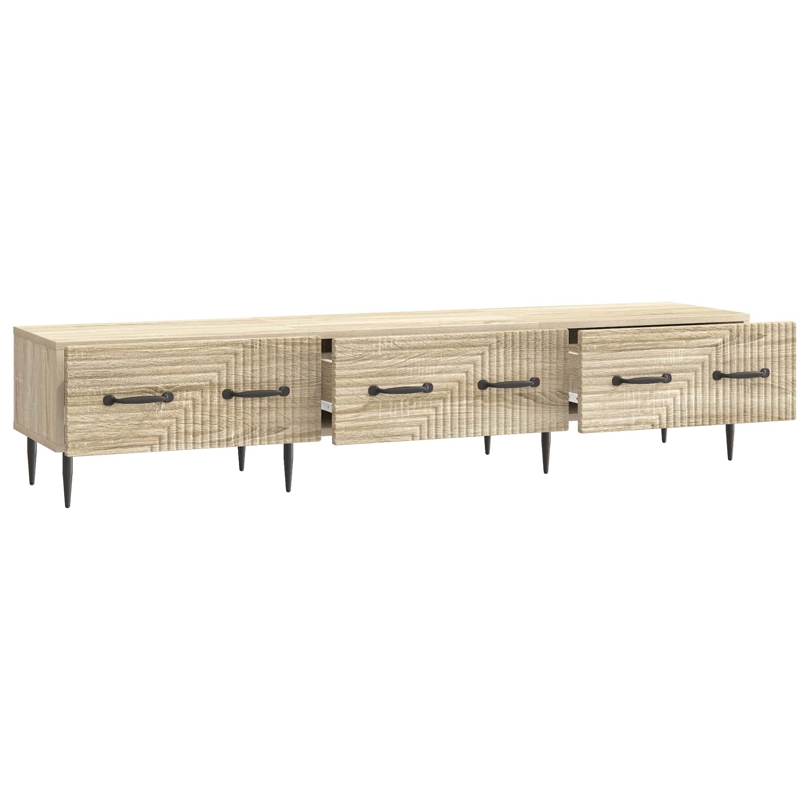 Ντουλάπι TV Sonoma Δρυς 147 x 34,5 x 30 εκ Επεξεργασμένο Ξύλο - Pakobazaar